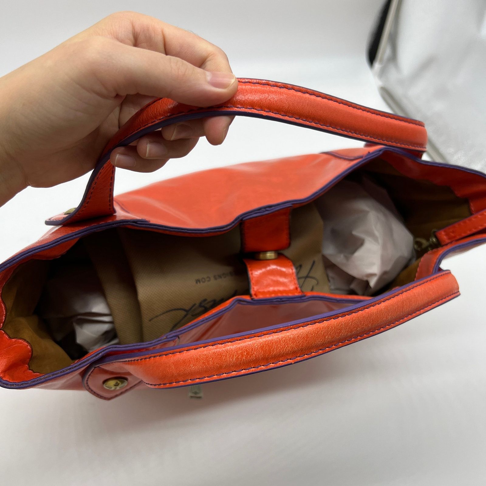 Other Patricia Nash Womens Purse Arielle Convert Satchel Coral Size ONE SIZE - 9 Thumbnail