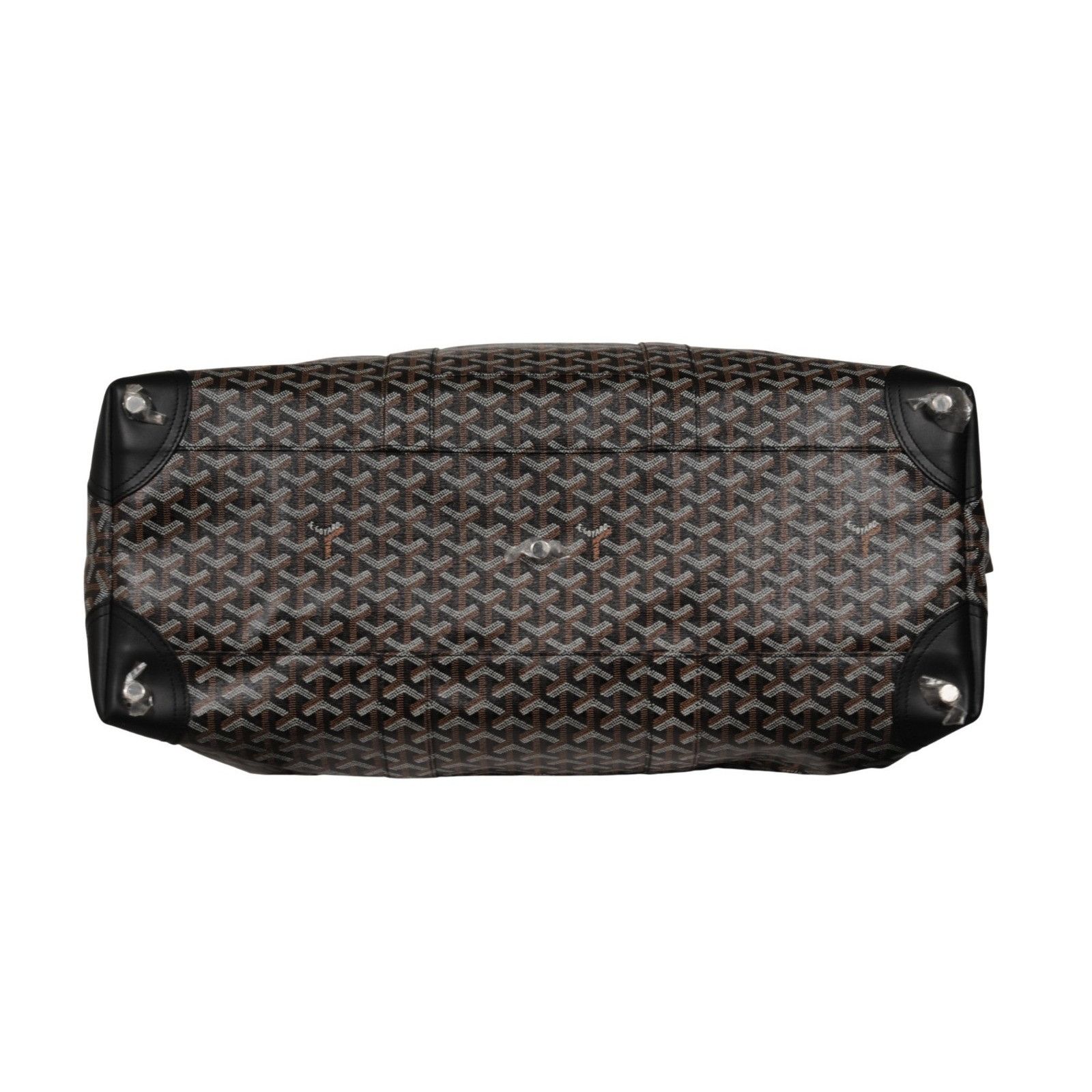 Goyard Boeing 55 Duffle Bag Black Brown Travel Carry On Weekend Size ONE SIZE - 10 Thumbnail