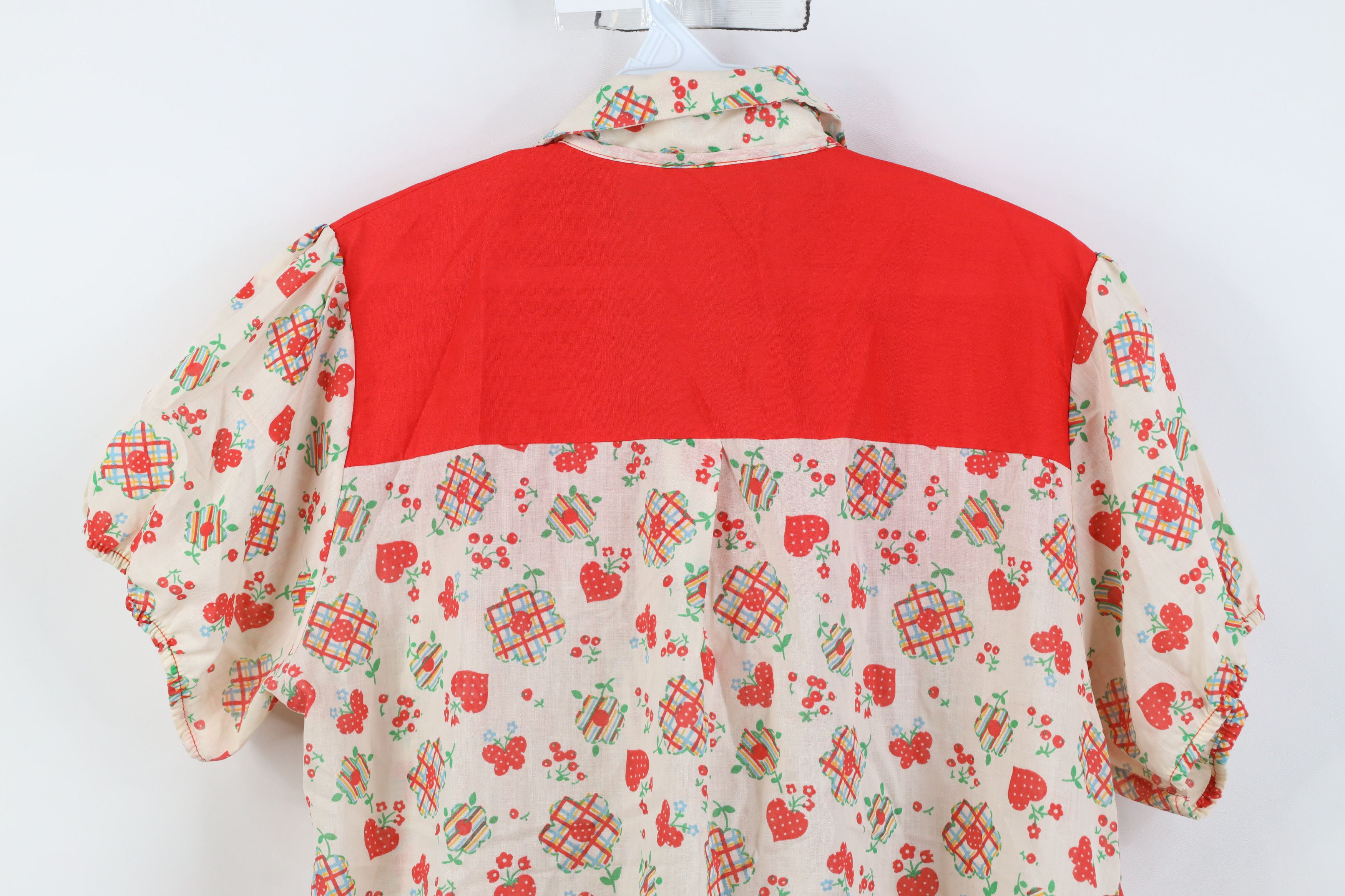 Vintage Vintage 70s Streetwear Flower Country Snap Button Shirt Size L / US 10 / IT 46 - 13 Thumbnail