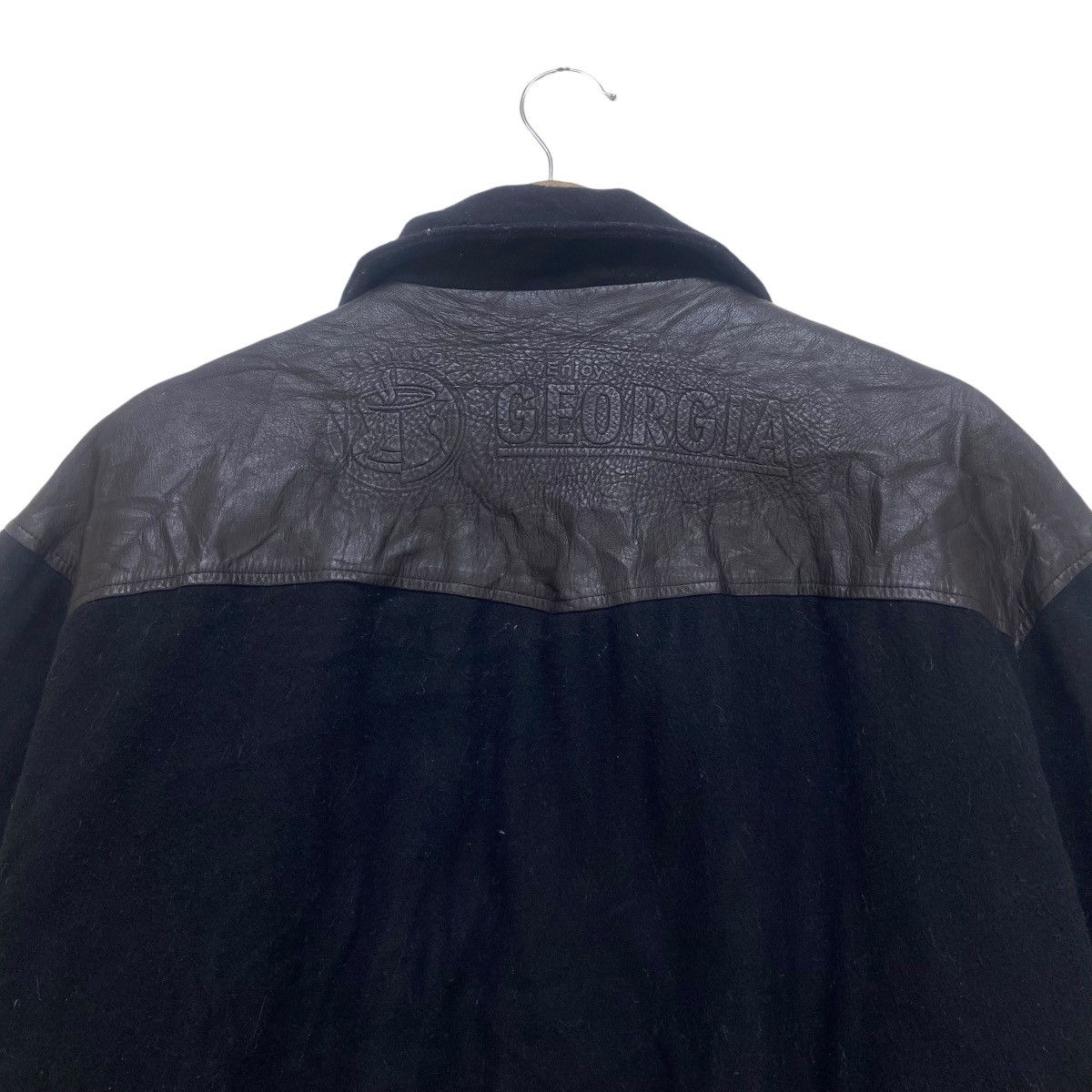 Other Vintage Georgia Coffee Big Logo Sheepskin Varsity Jacket Size US M / EU 48-50 / 2 - 11 Thumbnail