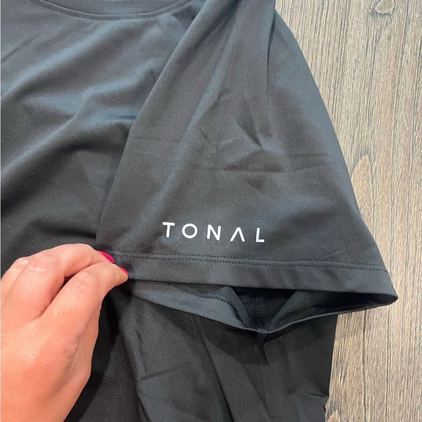 Vintage NWOT Tonal Black Short Sleeve Athletic Shirt Size 3X Size US XXL / EU 58 / 5 - 3 Thumbnail
