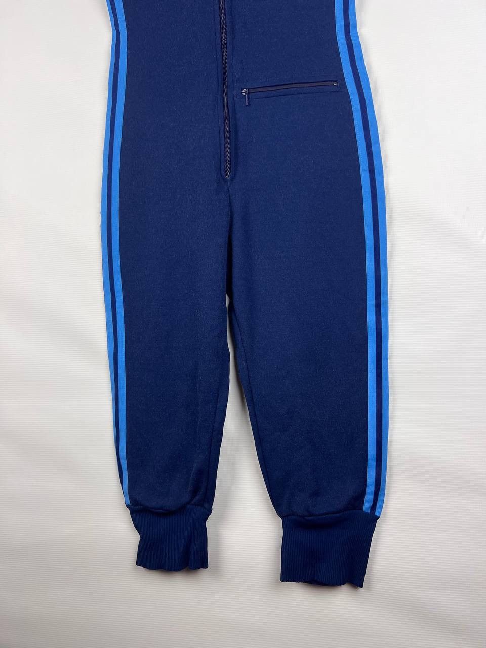 Adidas Vintage 70s Adidas Overall Suit Size 38 BlueZip Size US 38 / EU 54 - 4 Thumbnail