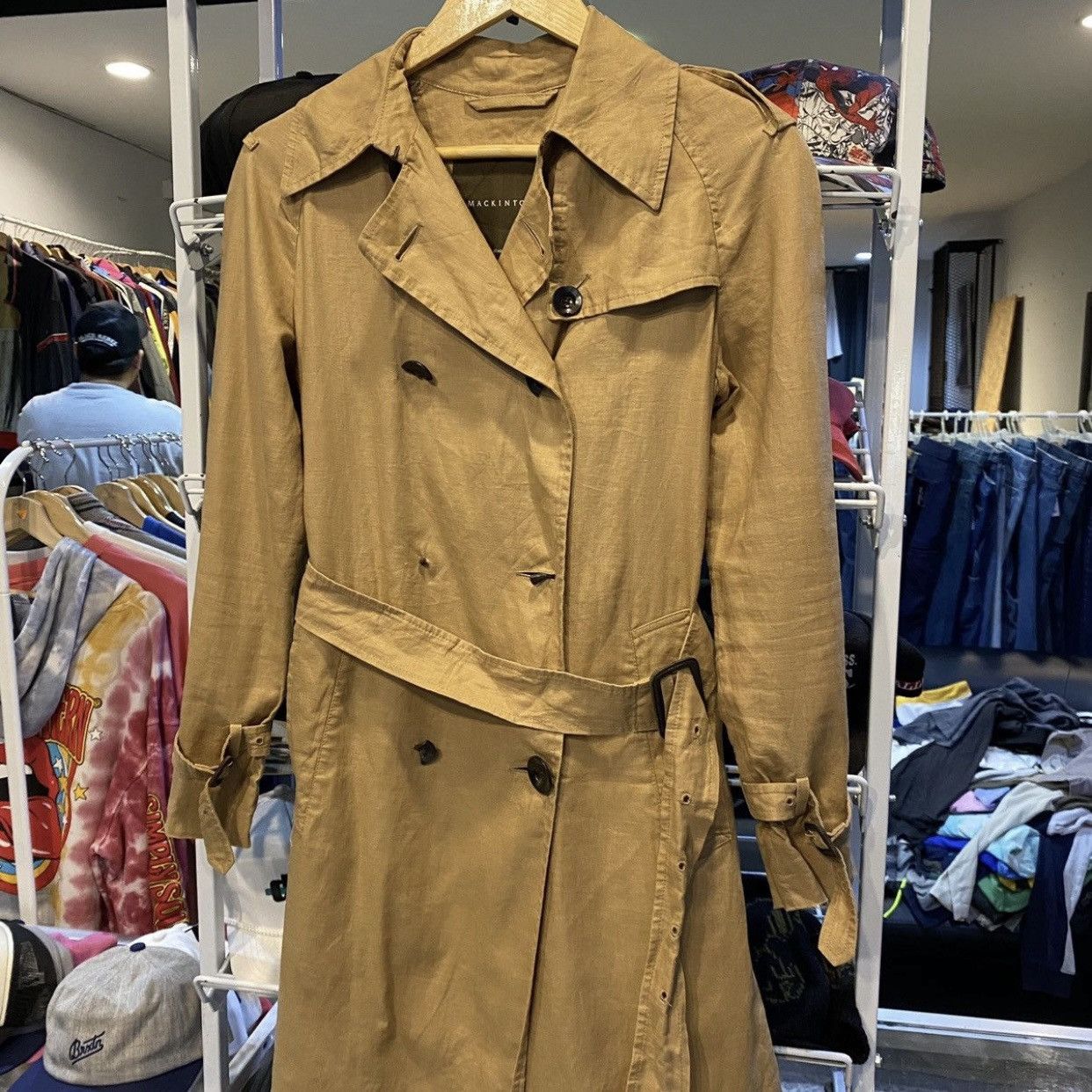Mackintosh Mackintosh rain mustard brown mac coat trench Size US S / EU 44-46 / 1 - 5 Thumbnail
