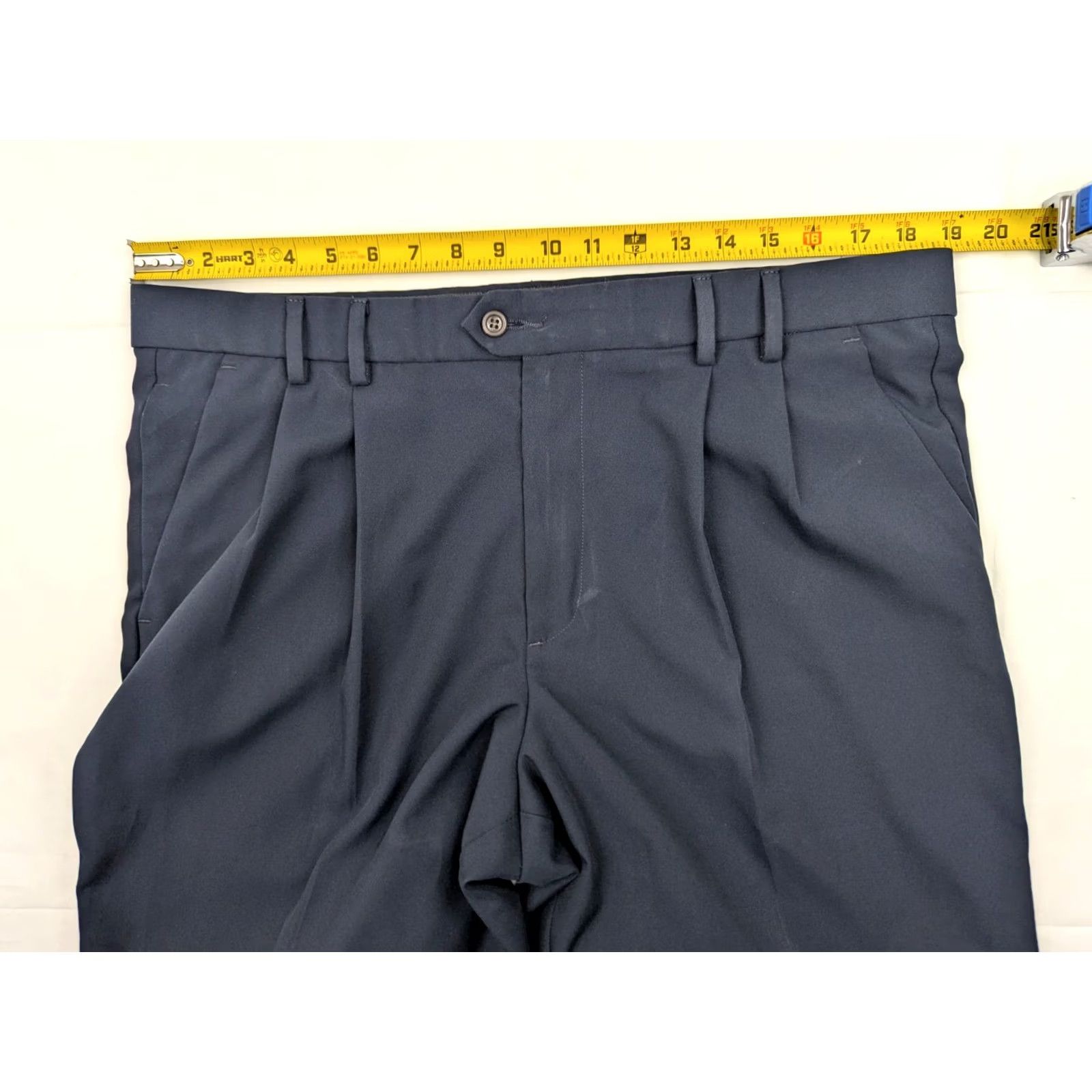 Dockers DOCKERS Golf Pants Shirt? No, Pants: Dockers Golf Pleated Relaxed Fit 38x34 Blue Men Regular 38x33 Inseam 33 Khakis Solid Pattern Mens Size US 38 / EU 54 - 5 Thumbnail