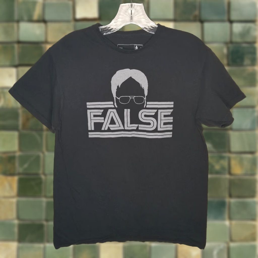 Vintage The Office Mens Black Dwight Schrute False Short Sleeve T-Shirt M Shirt Size US M / EU 48-50 / 2 - 1 Thumbnail