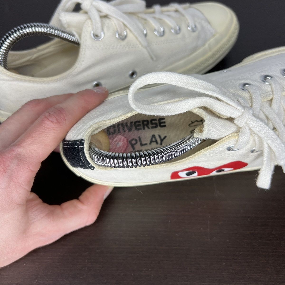 CDG by Comme des Garcons × Comme des Garcons PLAY × Converse Play Comme des garçons Converse low sneakers Shoes Size US 8 / EU 41 - 8 Thumbnail