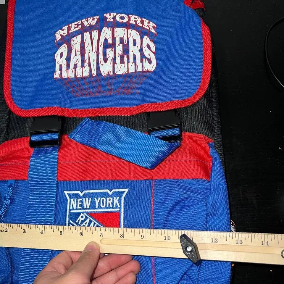 Vintage New York Rangers Retreat Backpack Bag Nasco Little America Size ONE SIZE - 8 Thumbnail