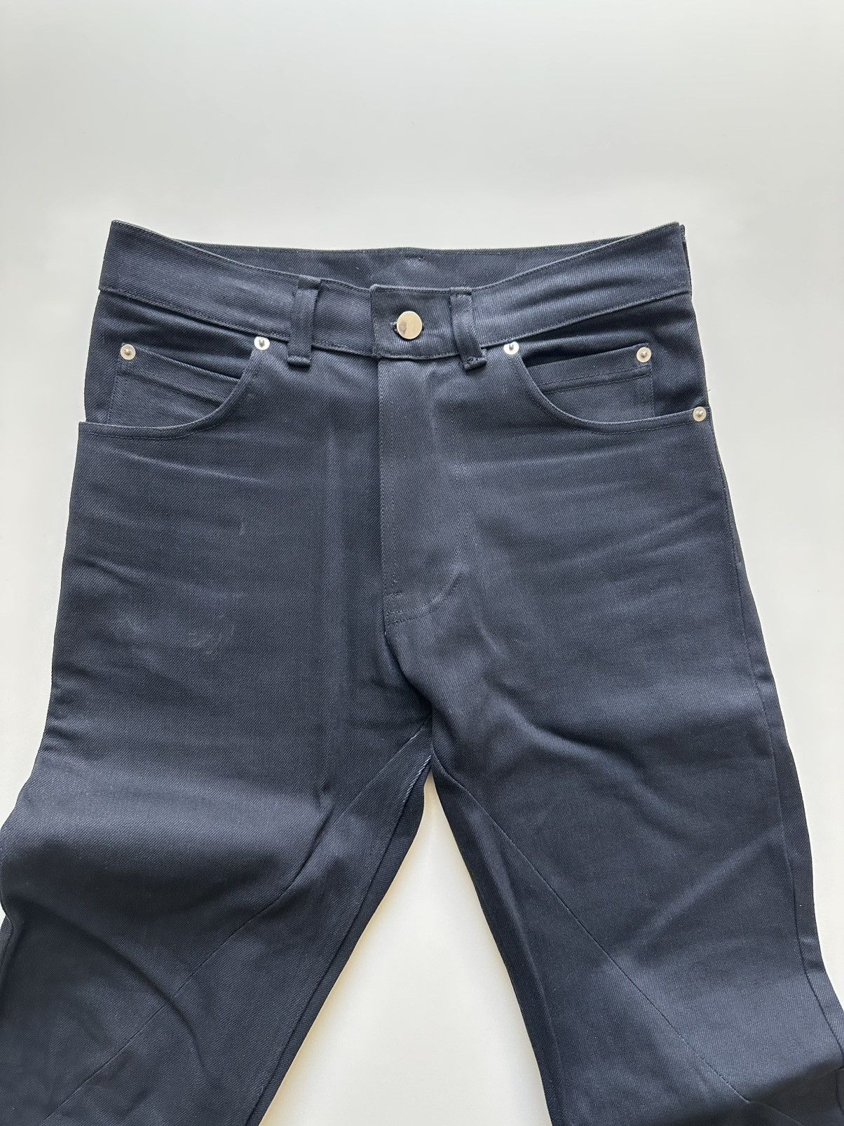 Other Custom Dior Style Black Denim Size US 29 - 2 Thumbnail