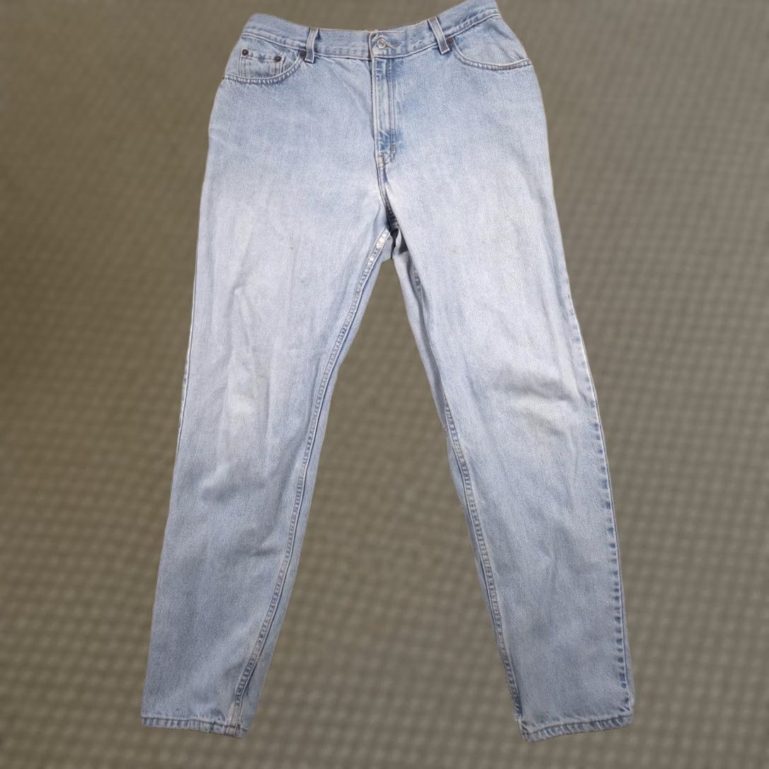 Levi's Levi's 550 Jeans Womens 14 High Rise Relaxed Tapered Leg Light Wash Denim Size 36" / US 14 / IT 50 - 1 Thumbnail