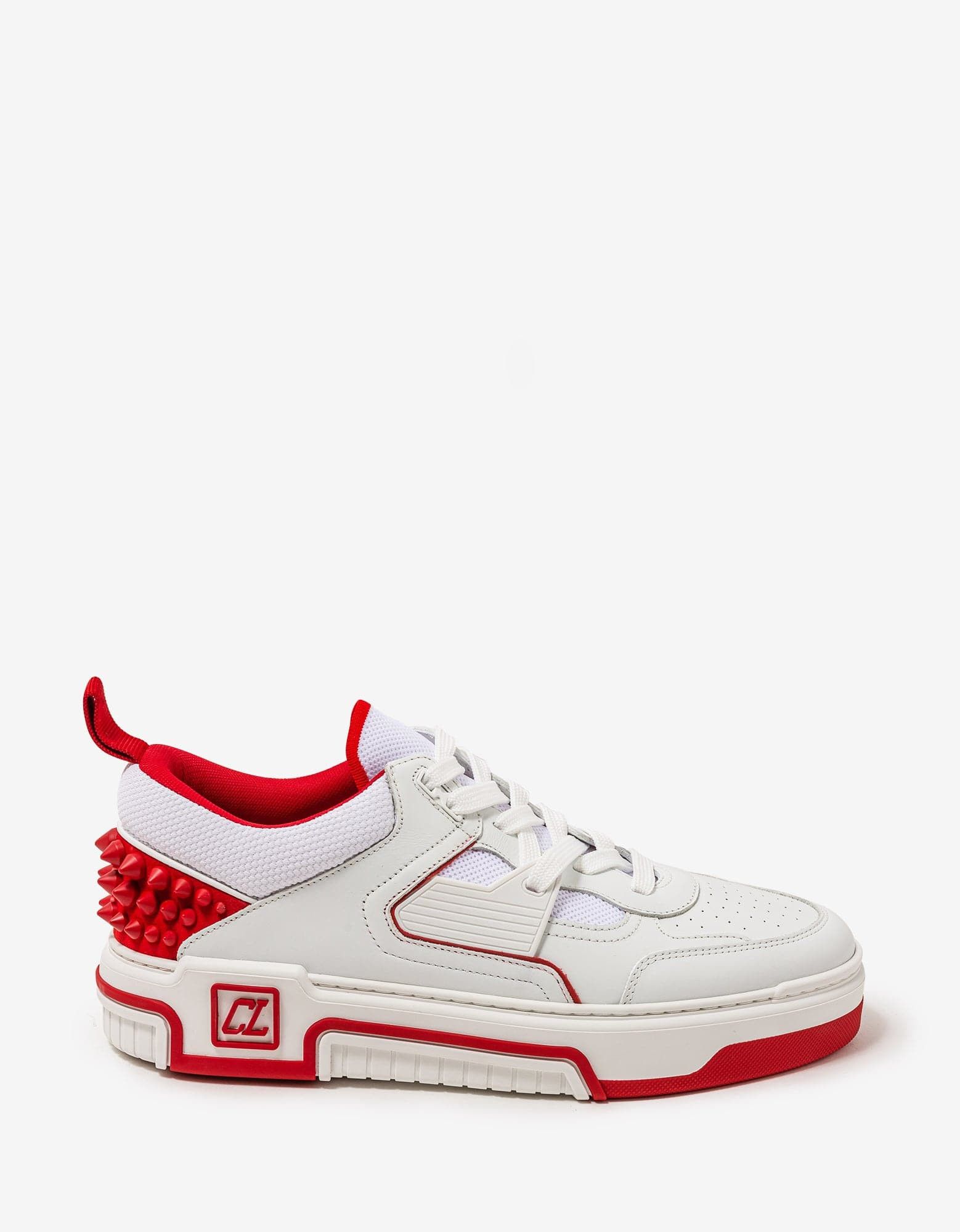 Christian Louboutin Christian Louboutin Astroloubi White & Red Trainers Size US 10.5 / EU 43-44 - 2 Thumbnail
