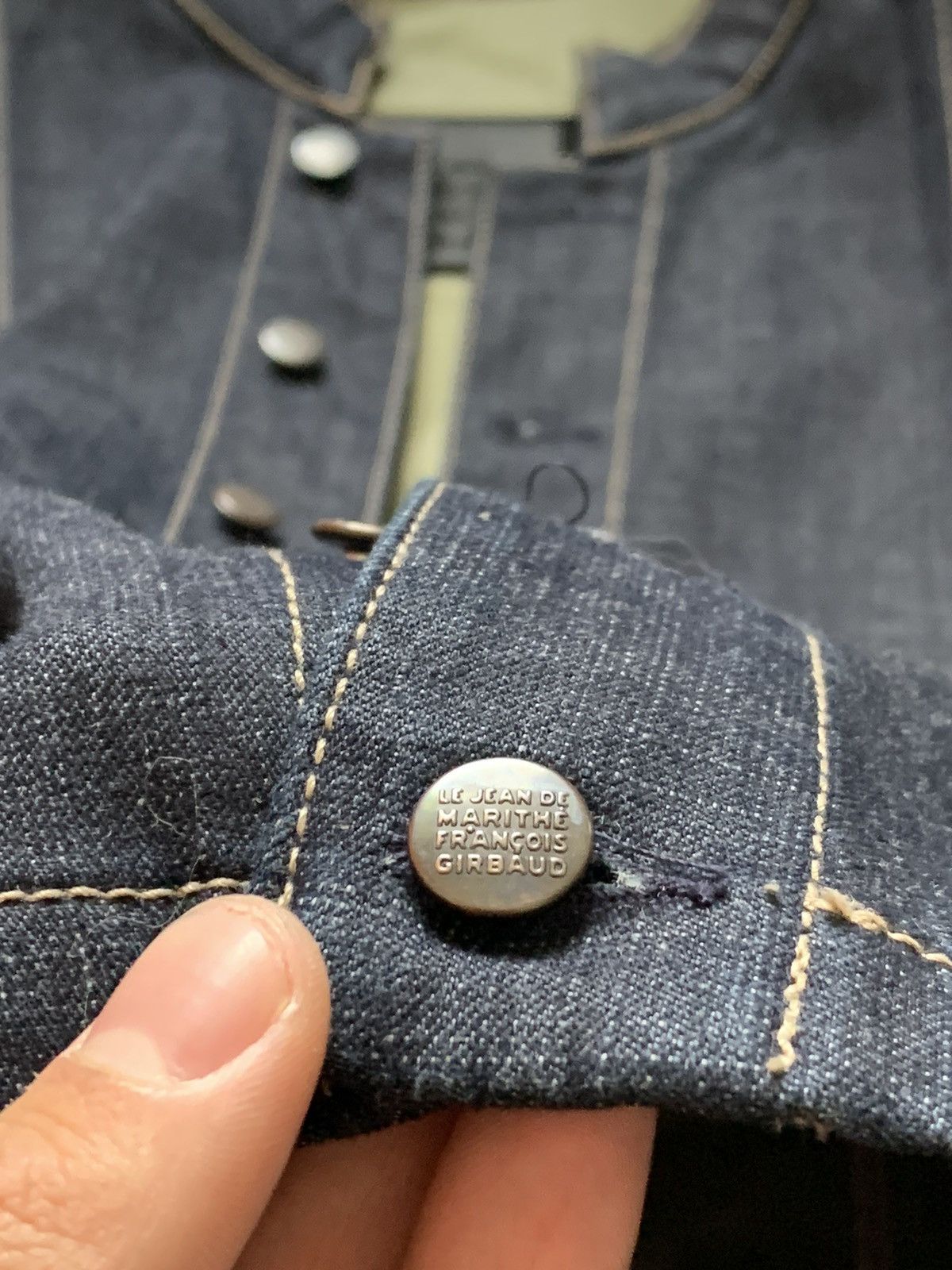 Archive Marithe Francois Girbaud Cropped Denim Jacket
