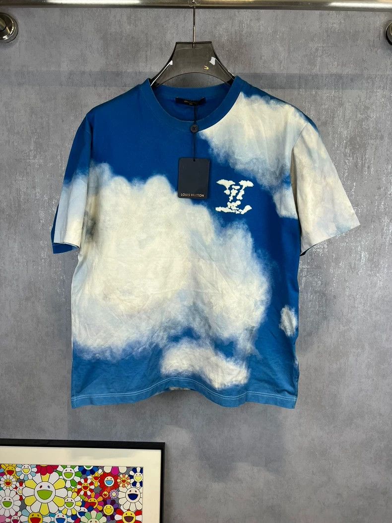 Louis Vuitton Louis Vuitton Blue sky and white clouds short sleeves Size US XL / EU 56 / 4 - 1 Thumbnail