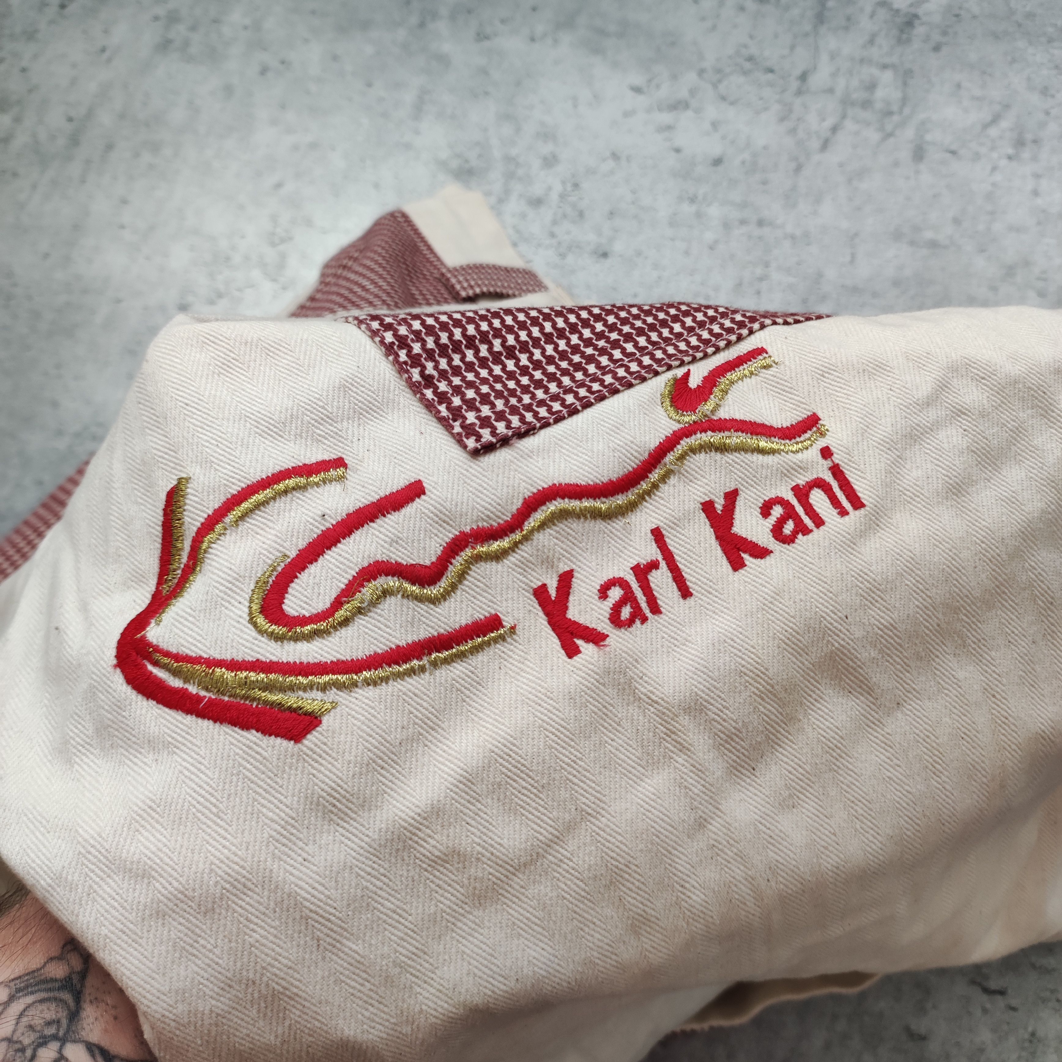 Karl Kani × Vintage Vintage 90s RARE Tupac Baggy HipHop Checkered Shorts Size US 30 / EU 46 - 6 Thumbnail