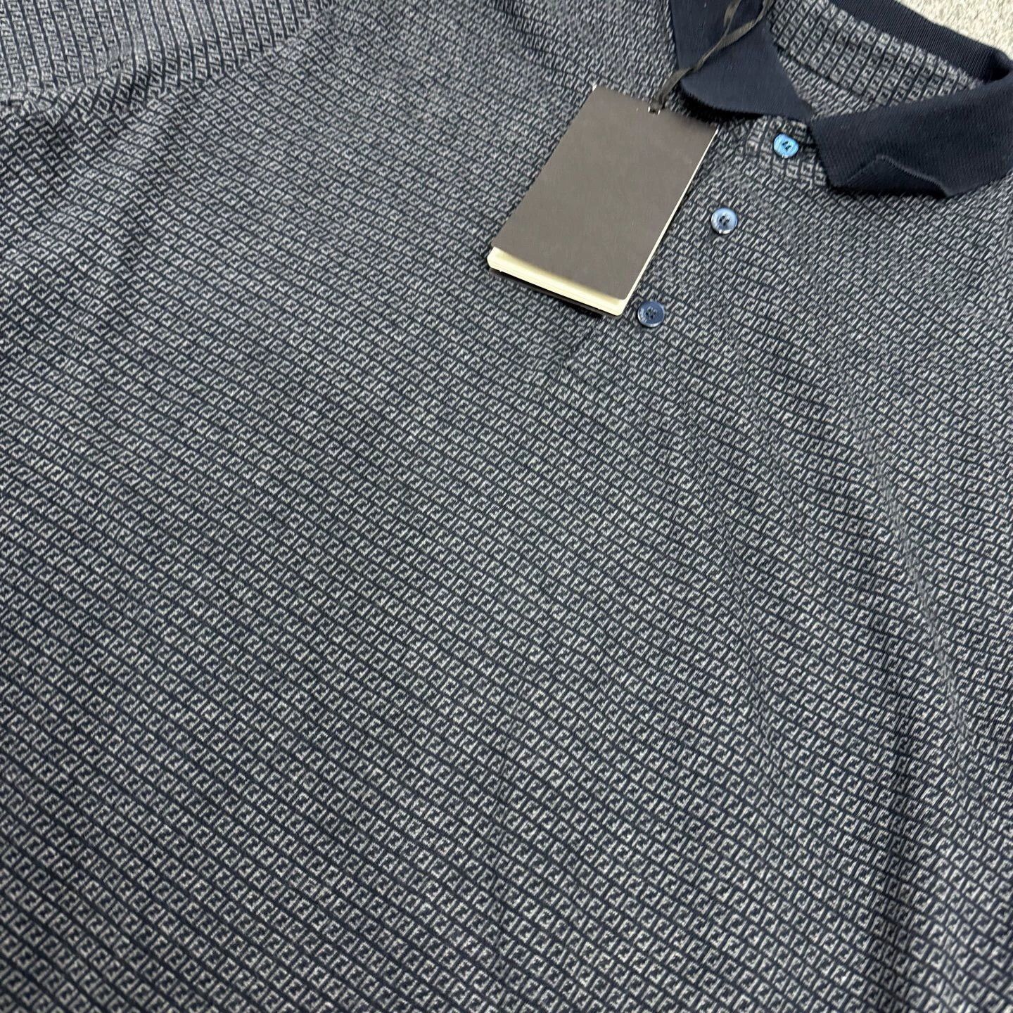Fendi Fendi FF all over print long sleeve Polo 48 unused Size US M / EU 48-50 / 2 - 3 Thumbnail