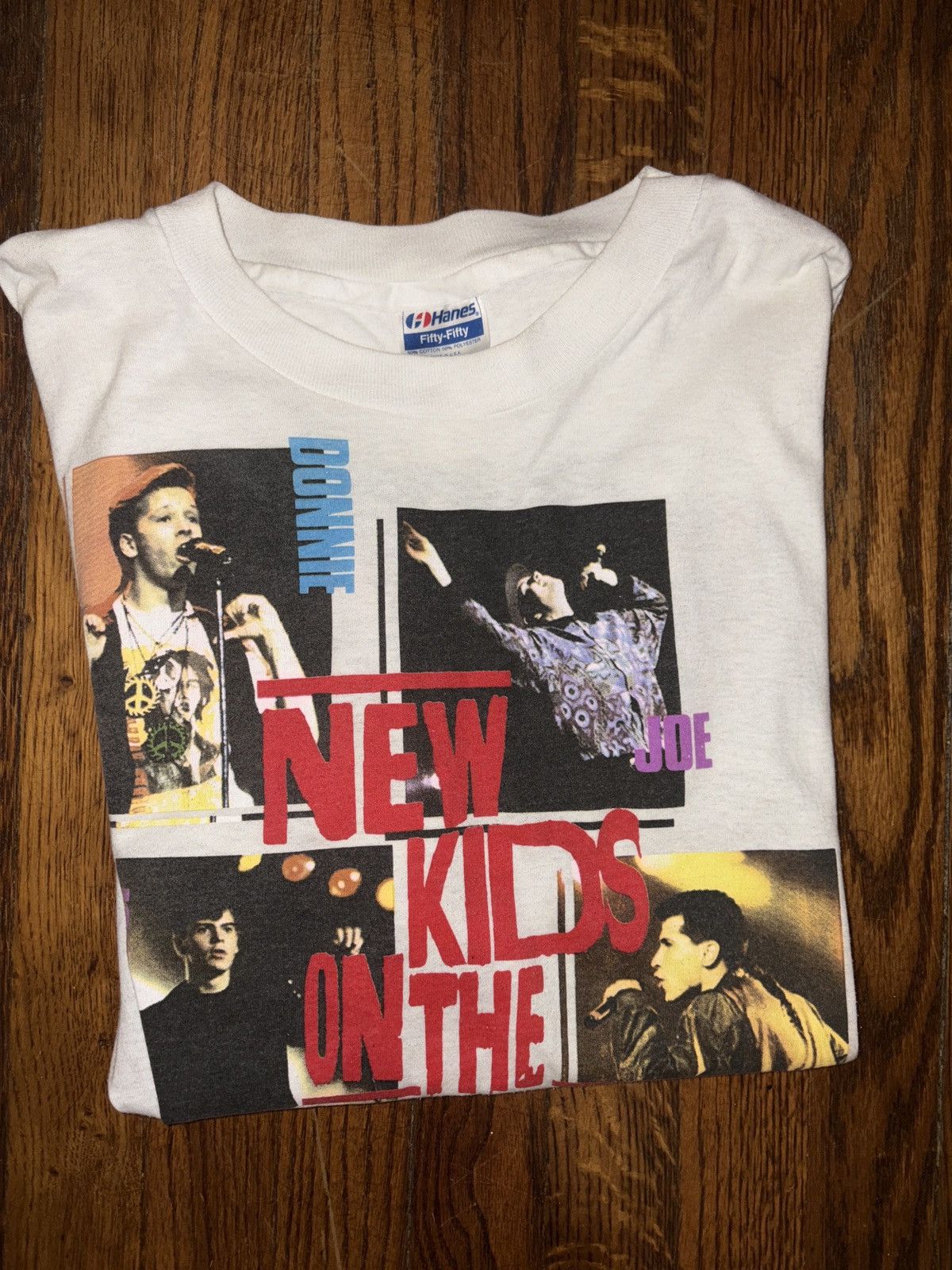 Hanes NEW KIDS ON THE BLOCK 1989 Size US XL / EU 56 / 4 - 2 Thumbnail