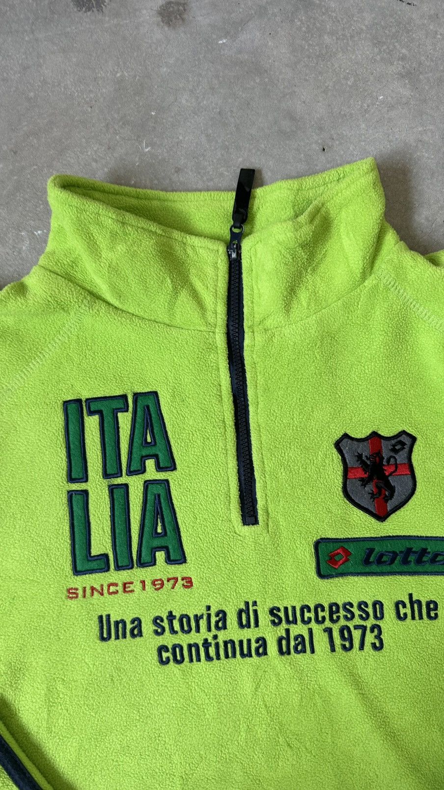 Lotto Sport VINTAGE LOTTO ITALIA FLEEZE MIDZIPPER SWEATER Size US S / EU 44-46 / 1 - 4 Thumbnail