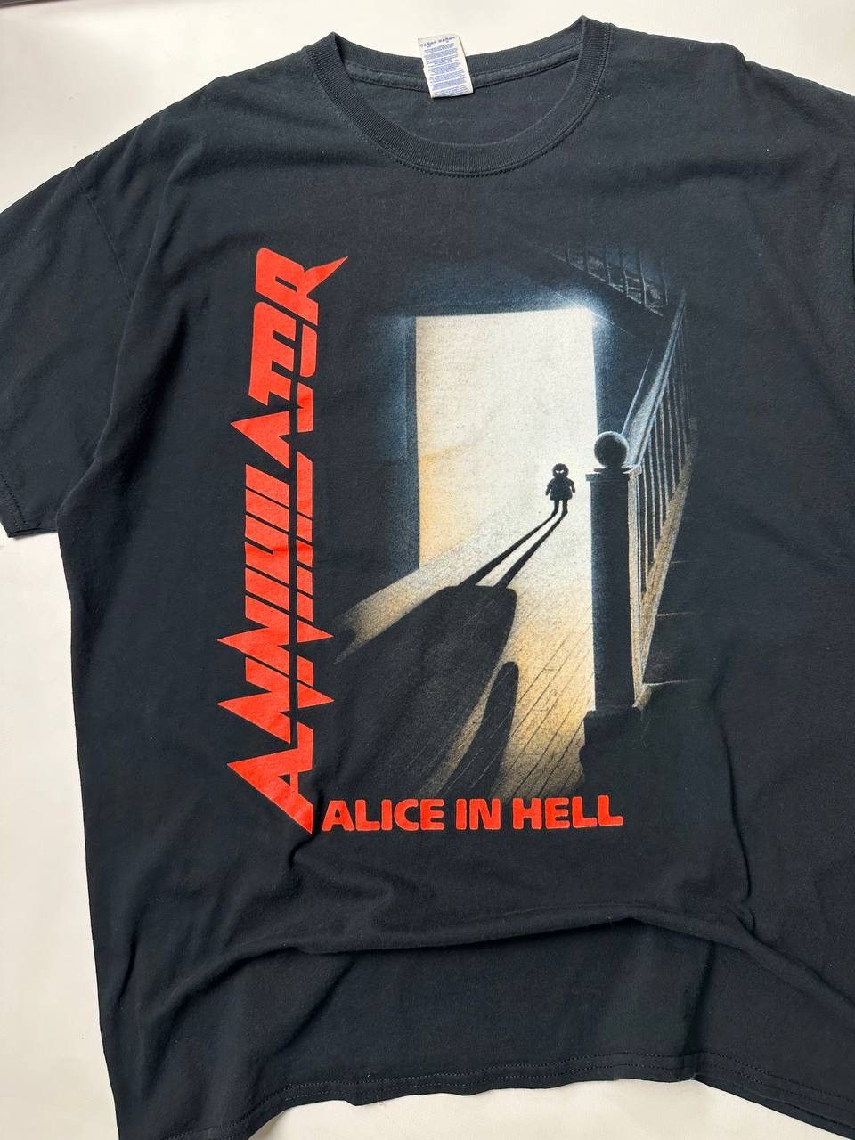Band Tees Annihilator - Alice in Hell Black Hard Metal T Shirt Size US XL / EU 56 / 4 - 2 Thumbnail