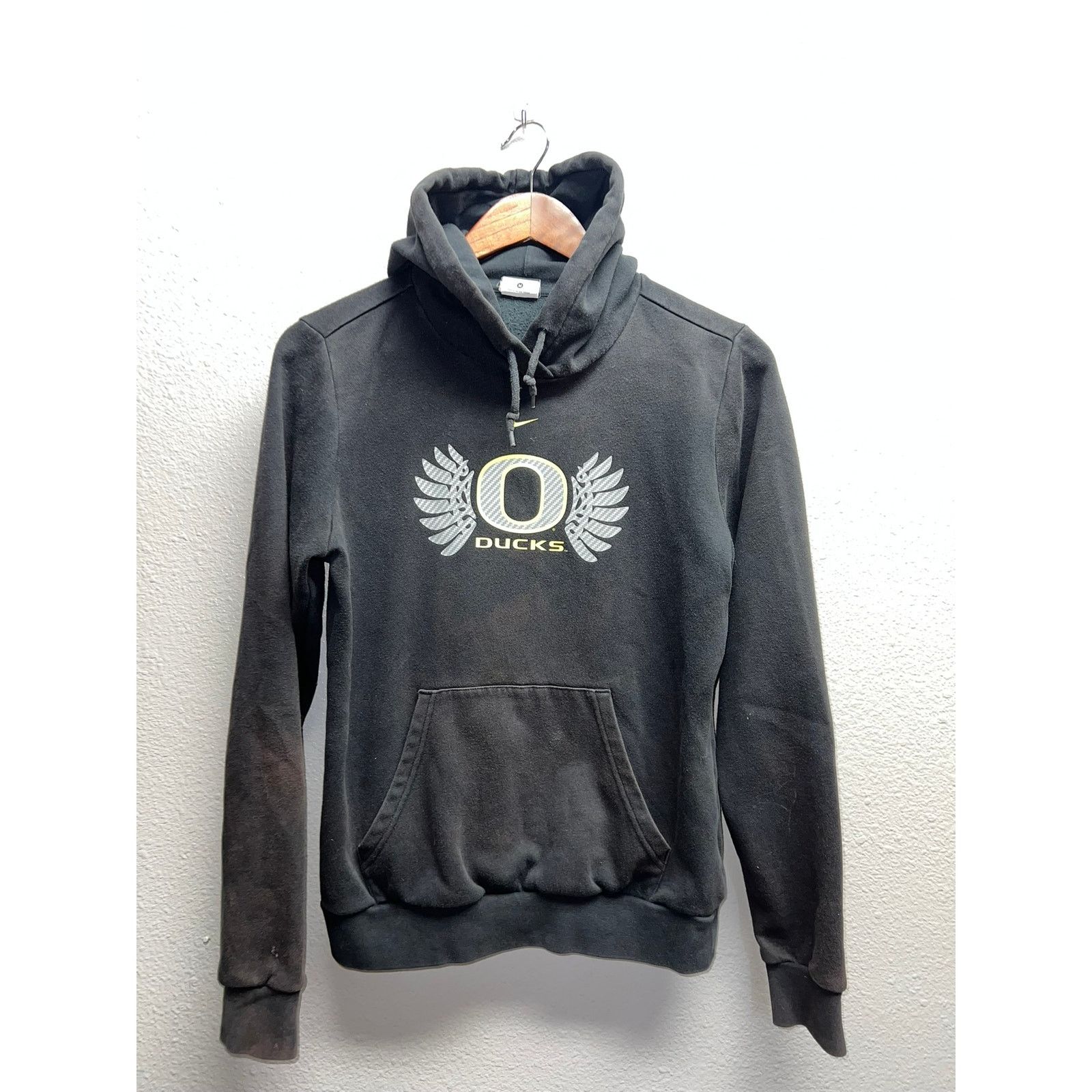 Vintage Womens Nike Oregon Ducks Hoodie College University Medium Size M / US 6-8 / IT 42-44 - 1 Thumbnail