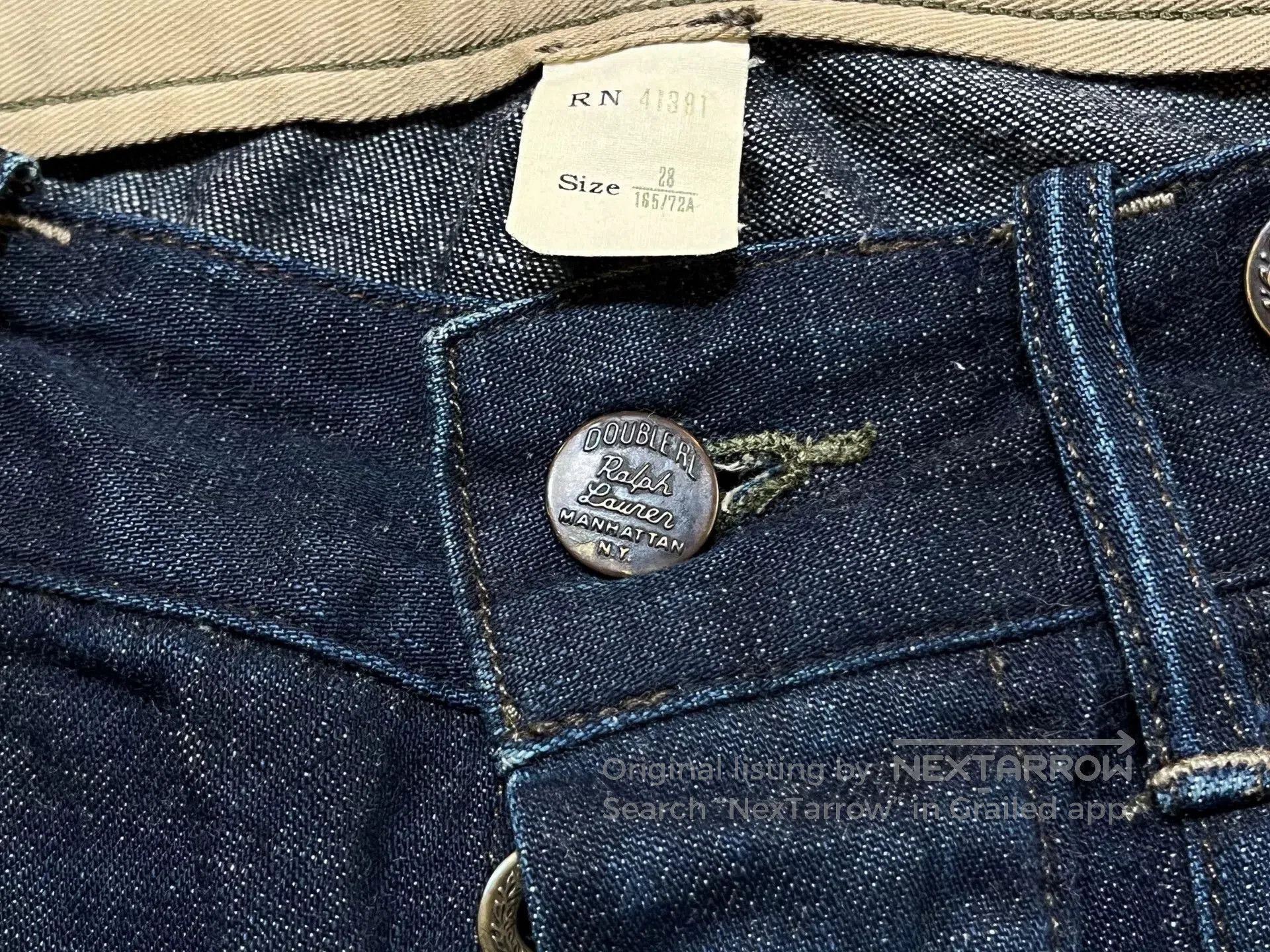 RRL Ralph Lauren RRL Blue Vintage Work Pants Ralph Lauren. Size US 28 / EU 44 - 3 Thumbnail