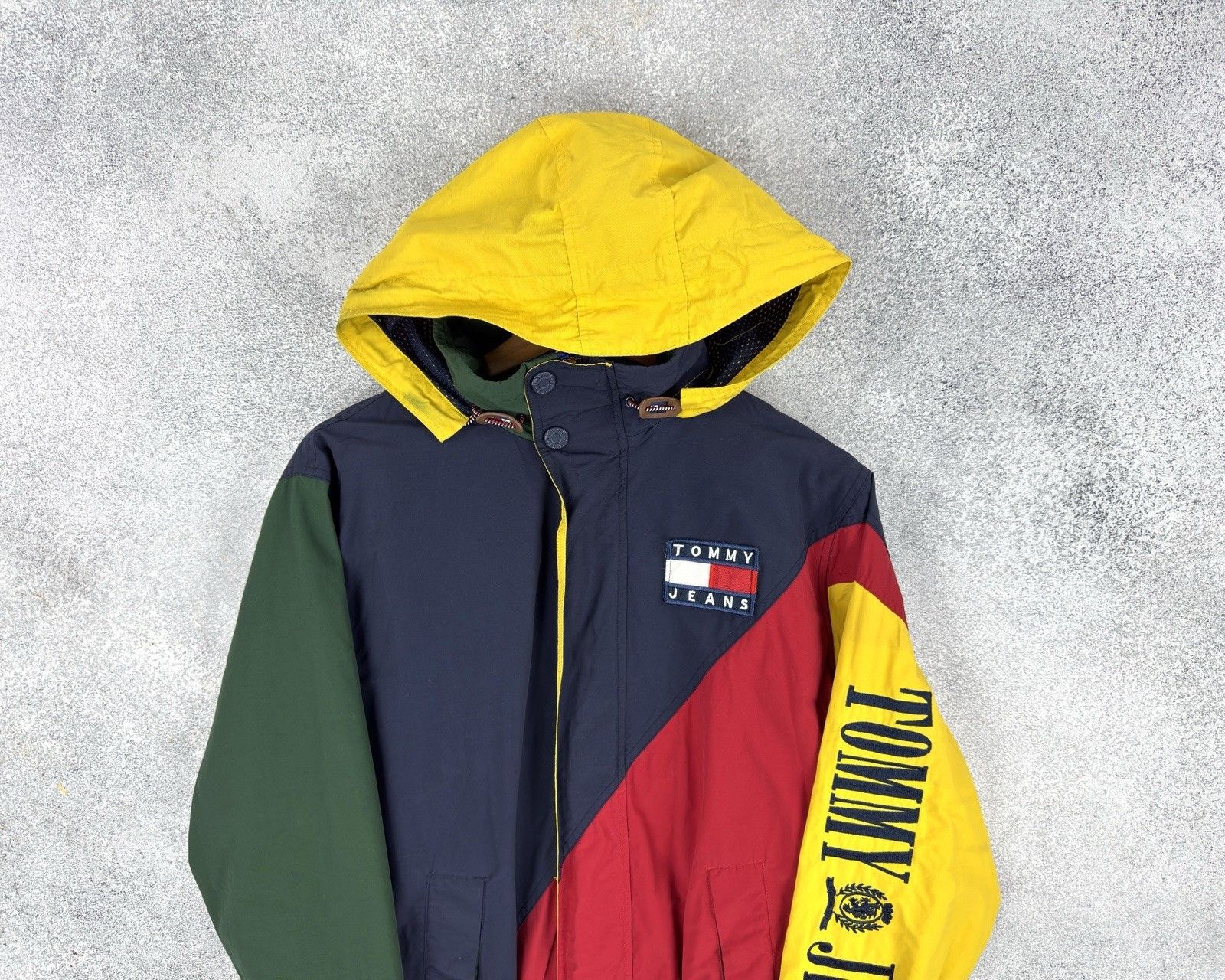 Tommy Hilfiger Tommy Hilfiger Tommy Jeans 90's Color-Blocked Hooded Sailing Size US XS / EU 42 / 0 - 7 Thumbnail