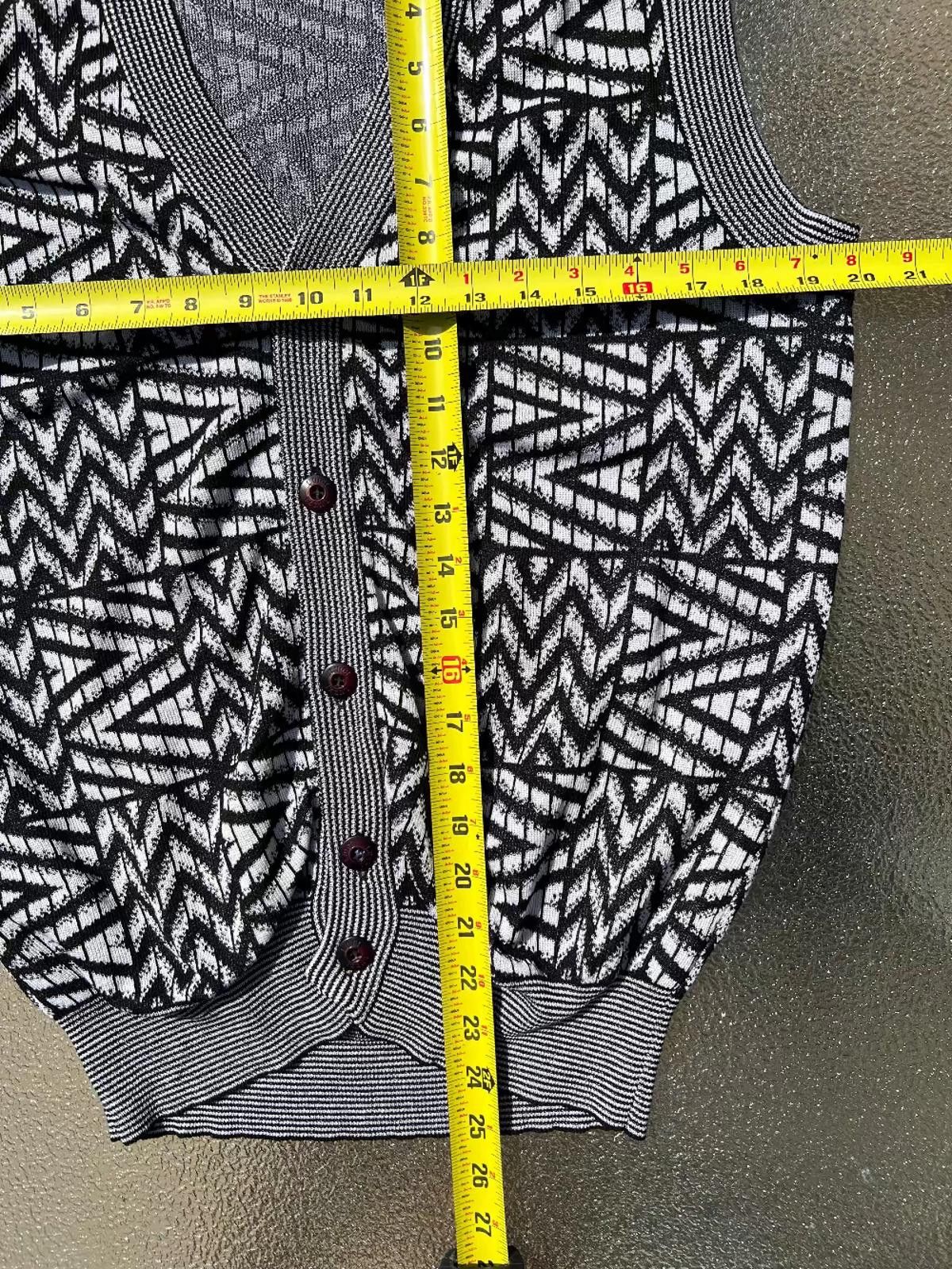 Other Luigi Luzzi Graphic Knit Vest 80s Size ONE SIZE - 5 Thumbnail
