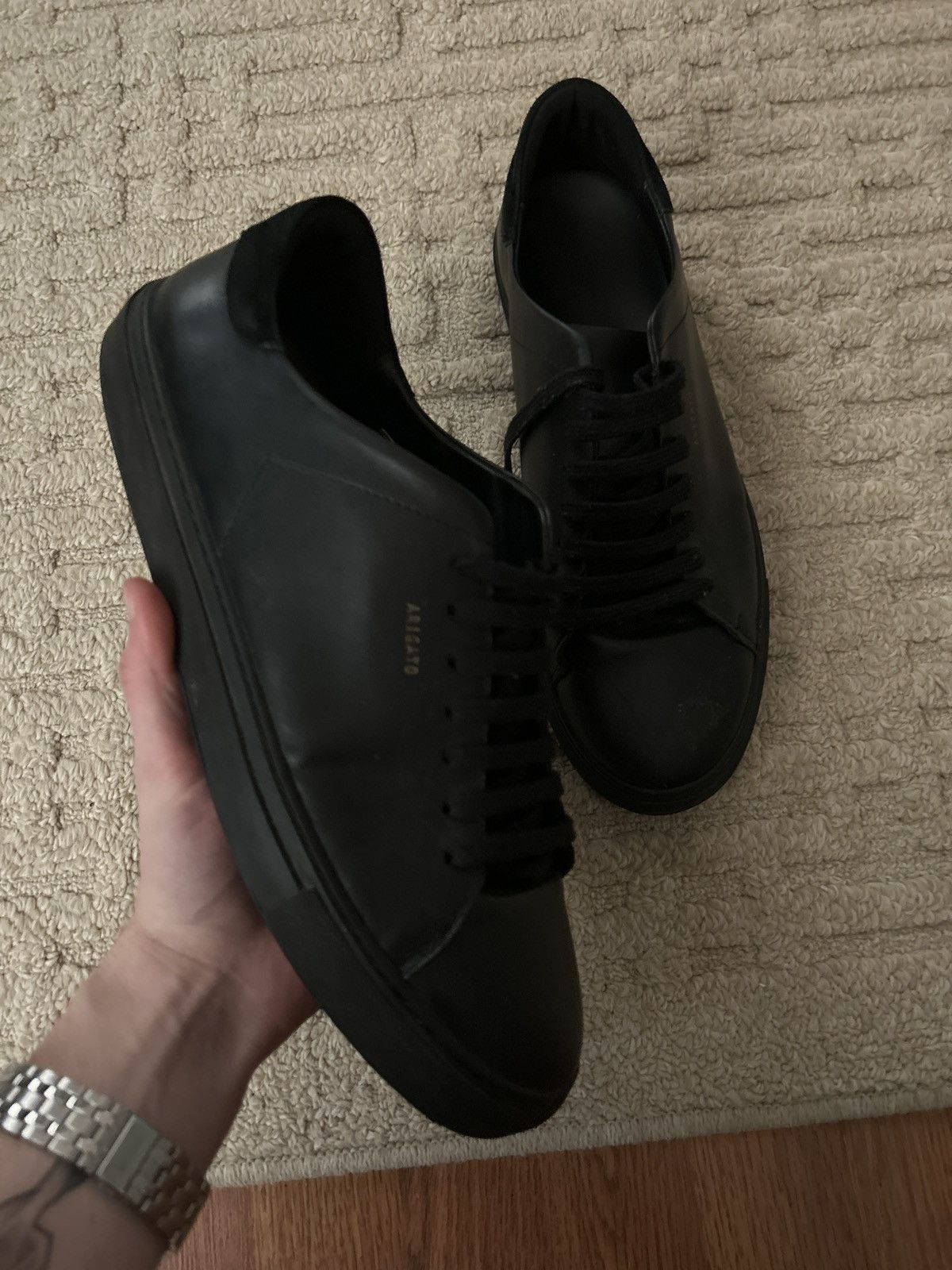 image of Axel Arigato Clean 90 Sneaker in Black, Men's (Size 14)