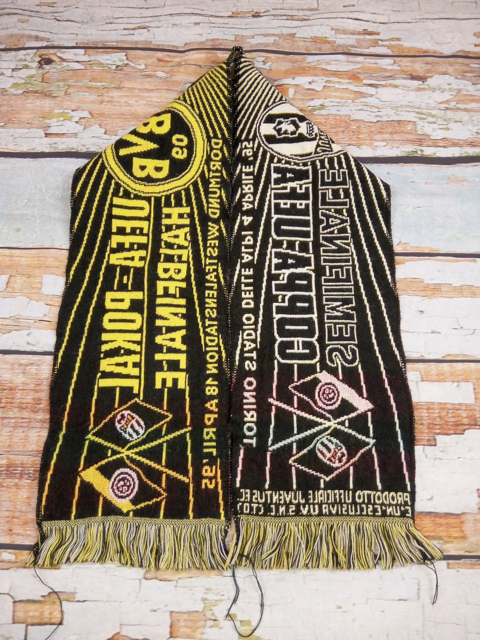 Other soccer scarf borussia dortmund juventus uefa cup 1995 Size ONE SIZE - 4 Thumbnail