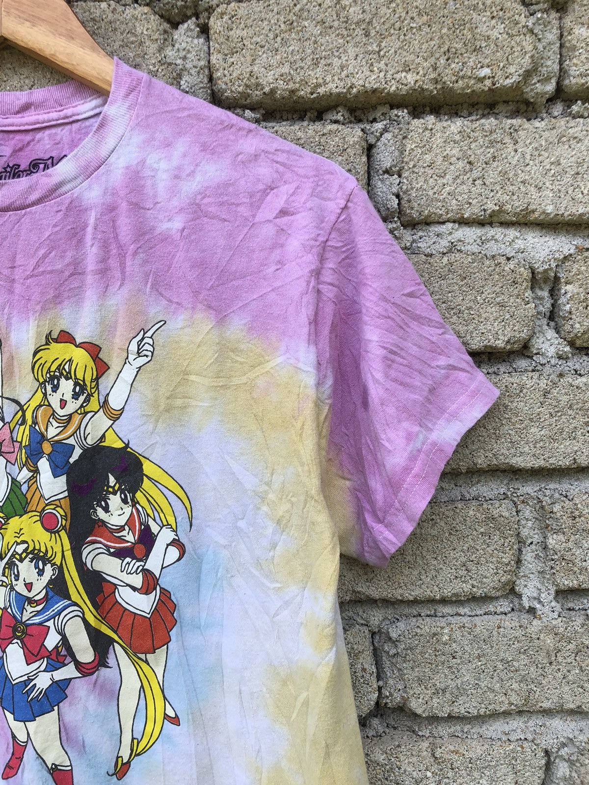 Anime Crazy Anime Sailormoon Full Characters Tye Dye Tshirt Size US M / EU 48-50 / 2 - 8 Thumbnail