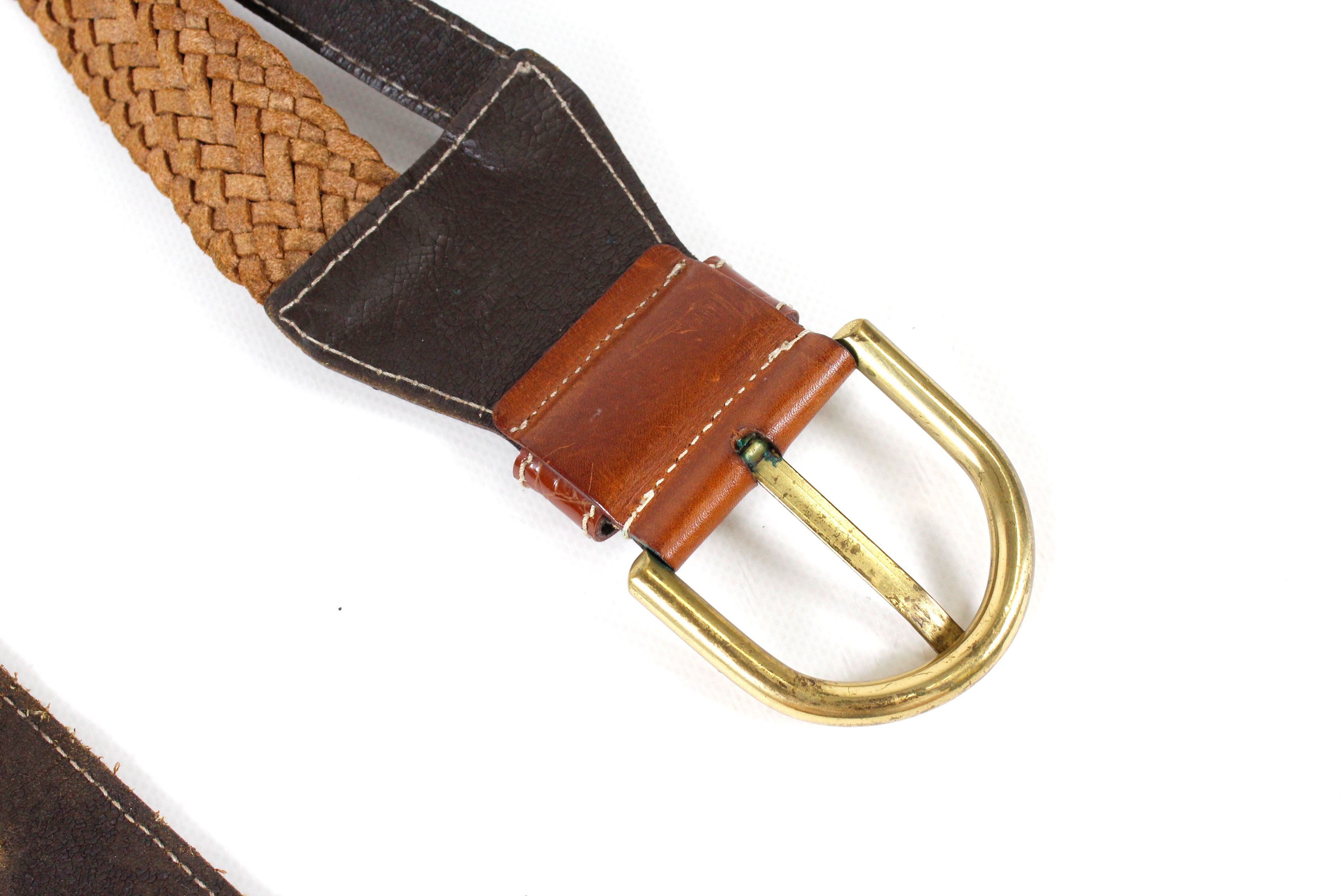 Ferre × Gianfranco Ferre Gianfranco Ferre Leather Woven Belt Size ONE SIZE - 5 Thumbnail