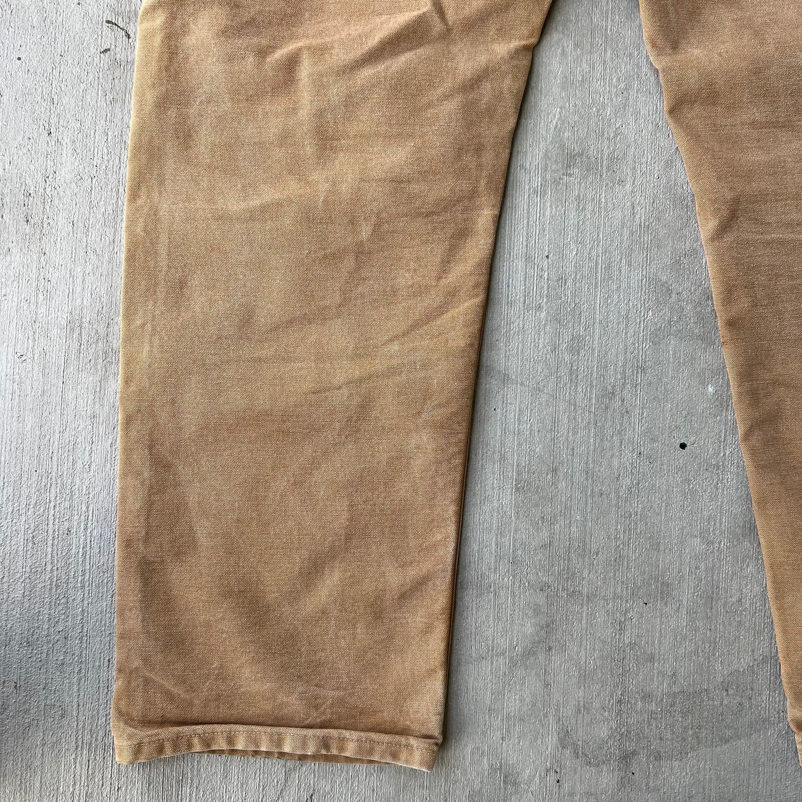 Carhartt × Vintage Carhartt brown double knee work wear carpenter pants Size US 34 / EU 50 - 7 Thumbnail