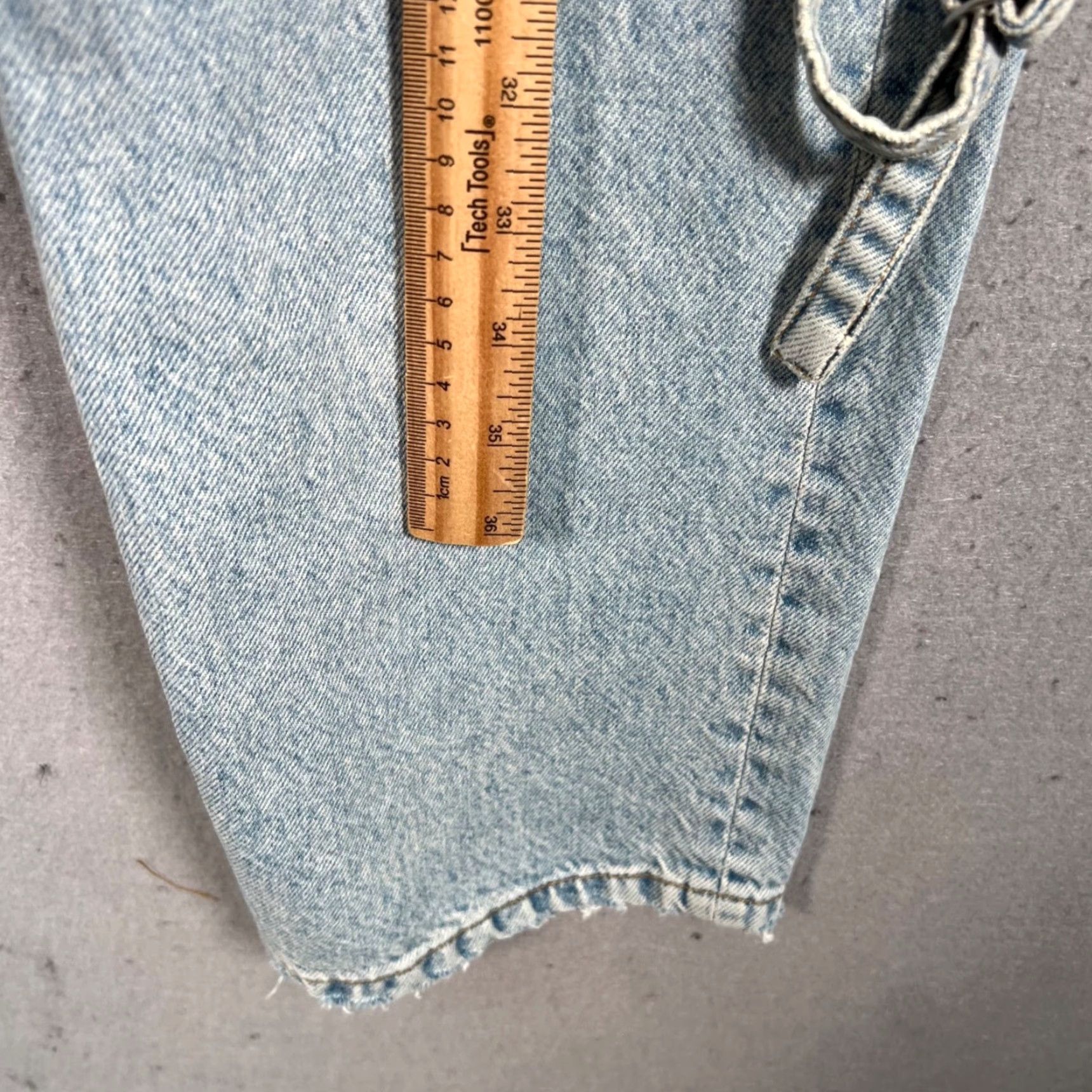 Zara Zara Jeans Men Cargo Pocket 5-Pocket Denim Size 29 Light Wash Straight Leg Blue Cotton Vintage No (Adult Mens) 29 Regular Inseam 32 Shirt? Size US 29 - 6 Thumbnail