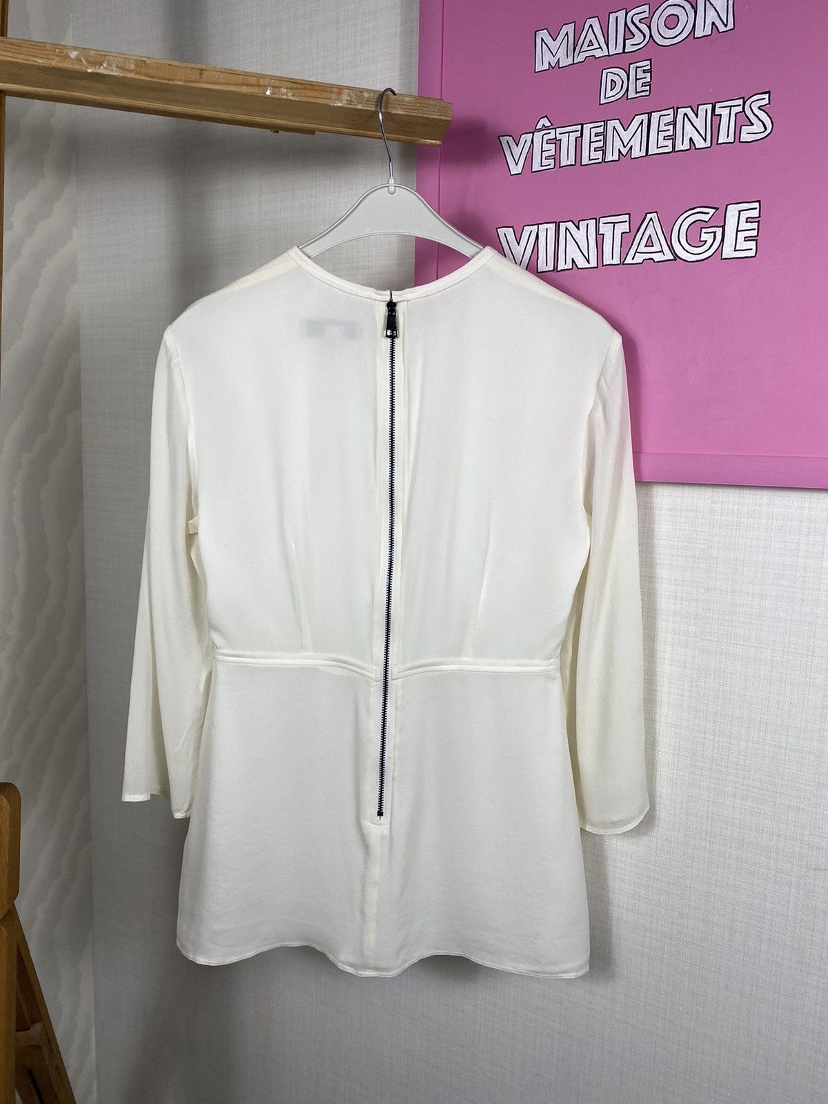 Burberry Burberry Pleated Cross Blouse Size S / US 4 / IT 40 - 12 Thumbnail