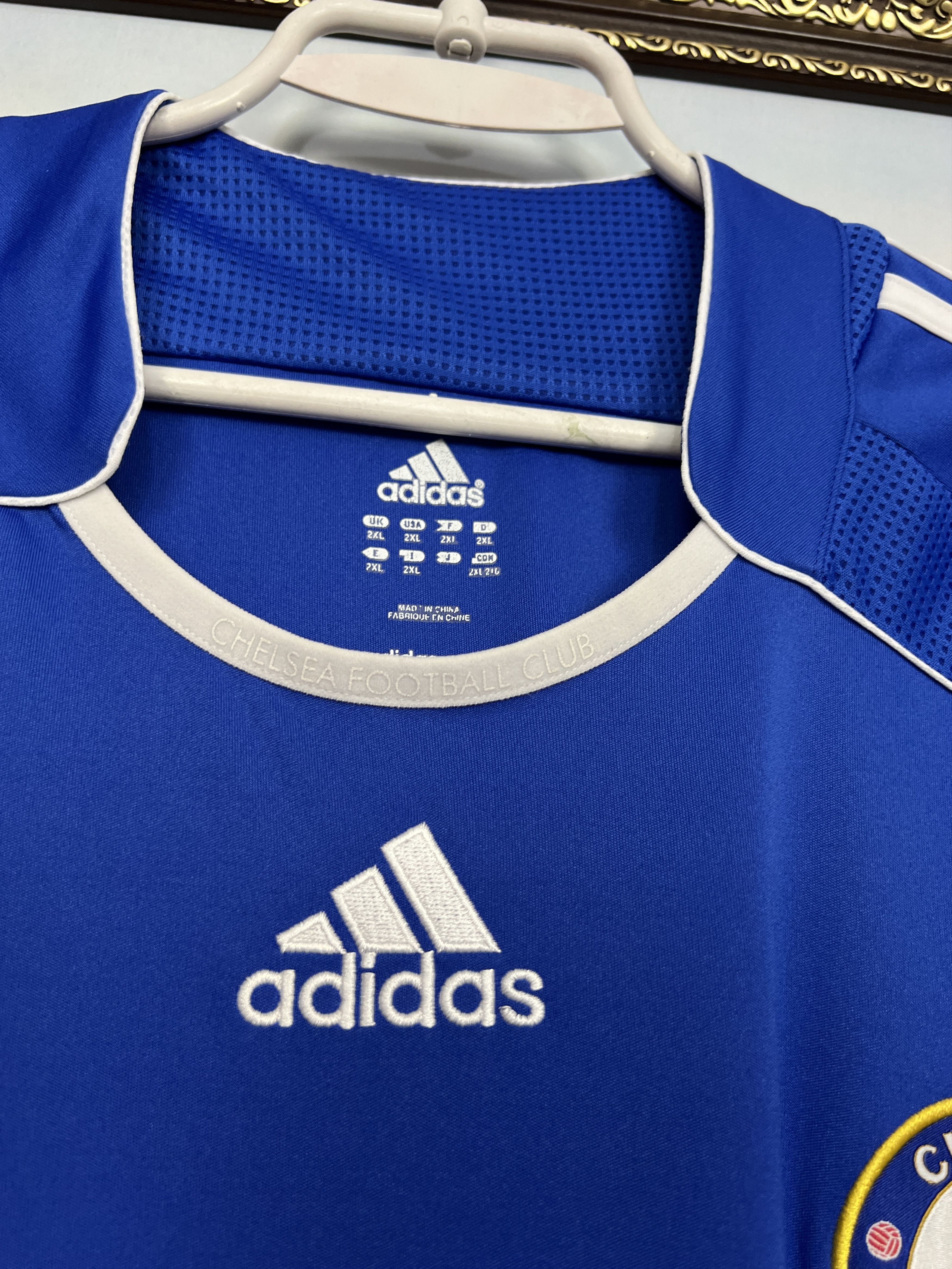 Adidas Chelsea Home football shirt Soccer Long Sleeve Jersey Trikot Size US XXL / EU 58 / 5 - 4 Thumbnail