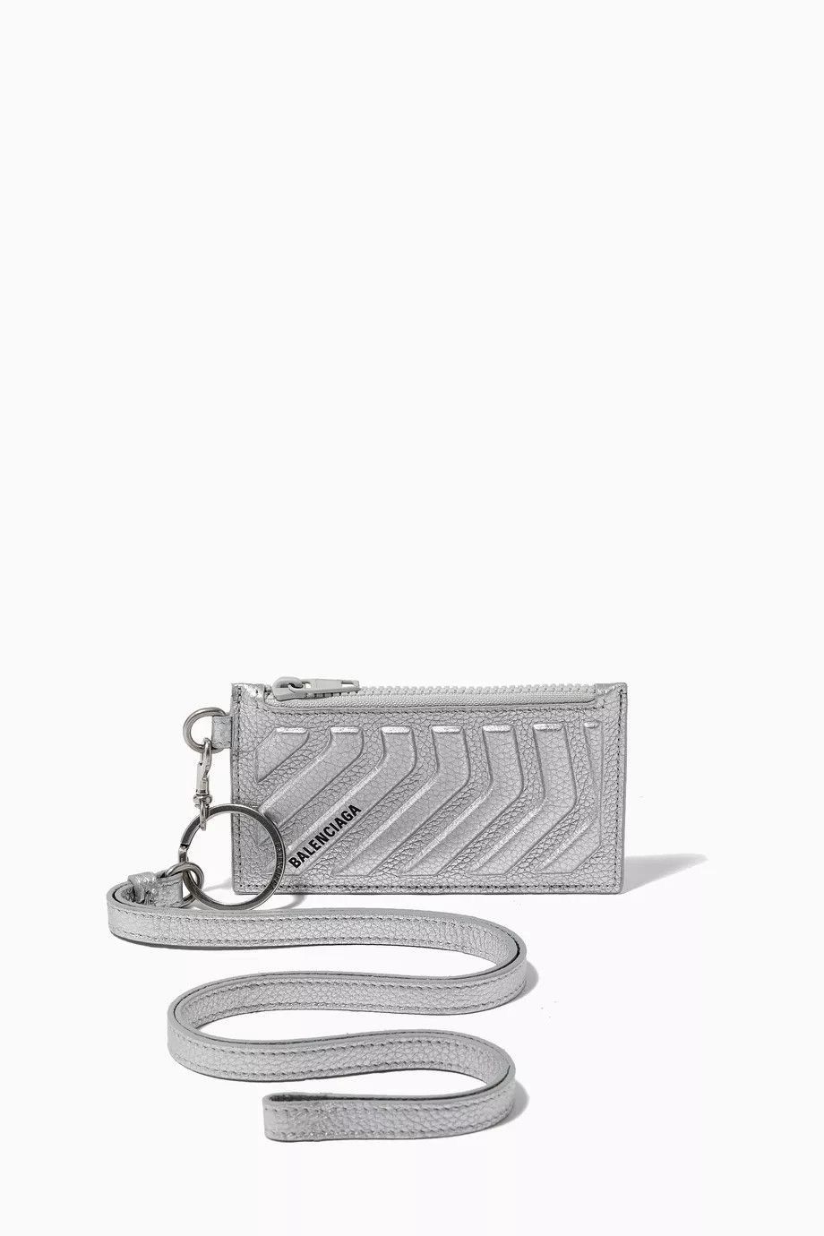 Balenciaga o1y0626 Size : OS / Card Holder in Silver Size ONE SIZE - 1 Thumbnail