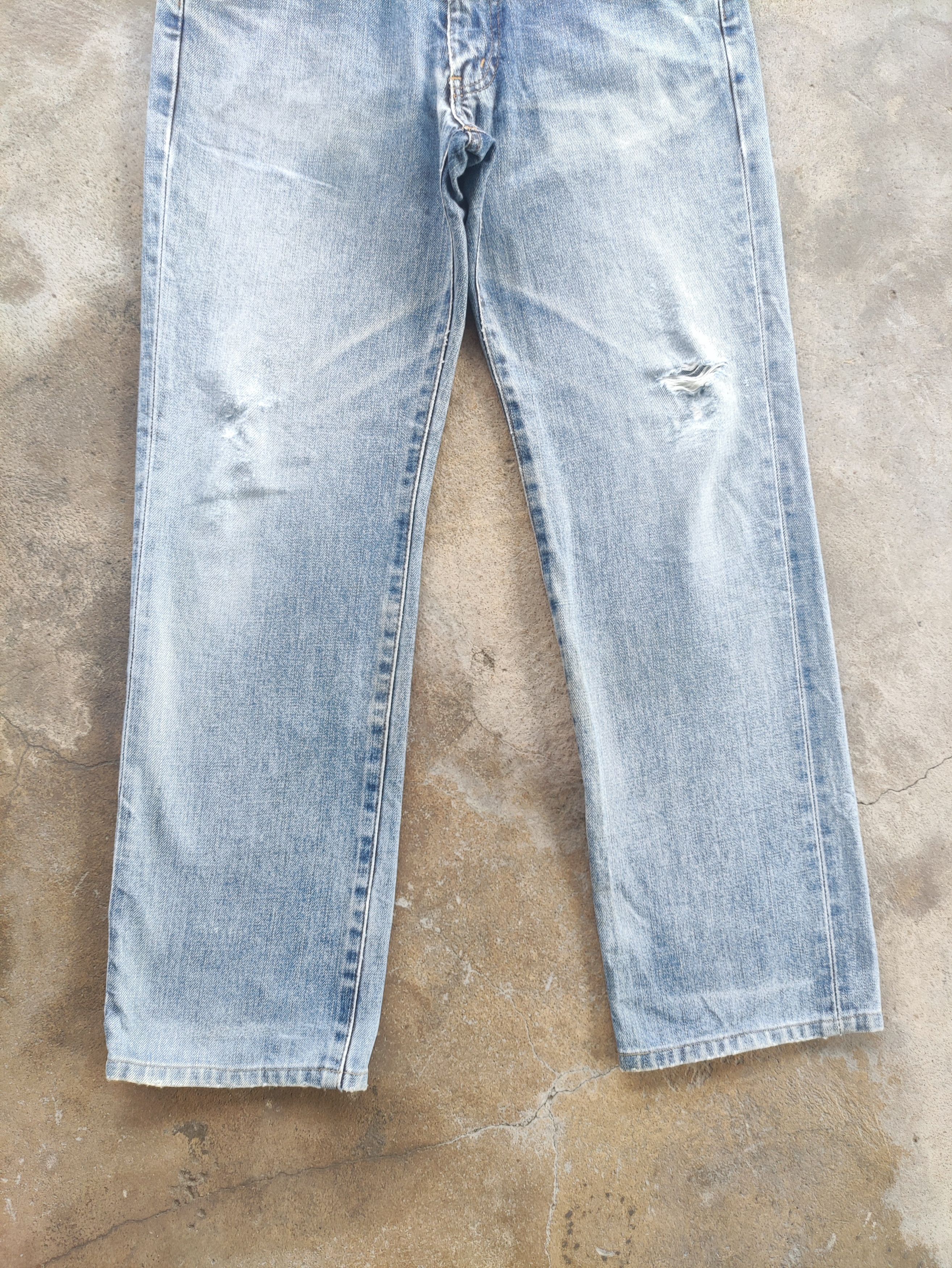Edwin Vintage Edwin Brand Denim Buggy Distressed Faded Pants Size US 30 / EU 46 - 4 Thumbnail