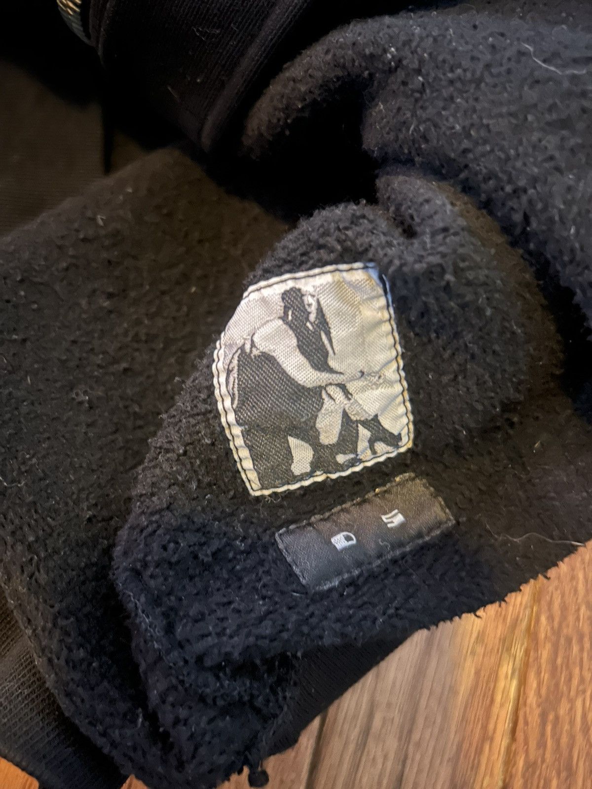 Rick Owens Rick Owens Patchwork Hoodie - Size XL Size US XL / EU 56 / 4 - 4 Thumbnail