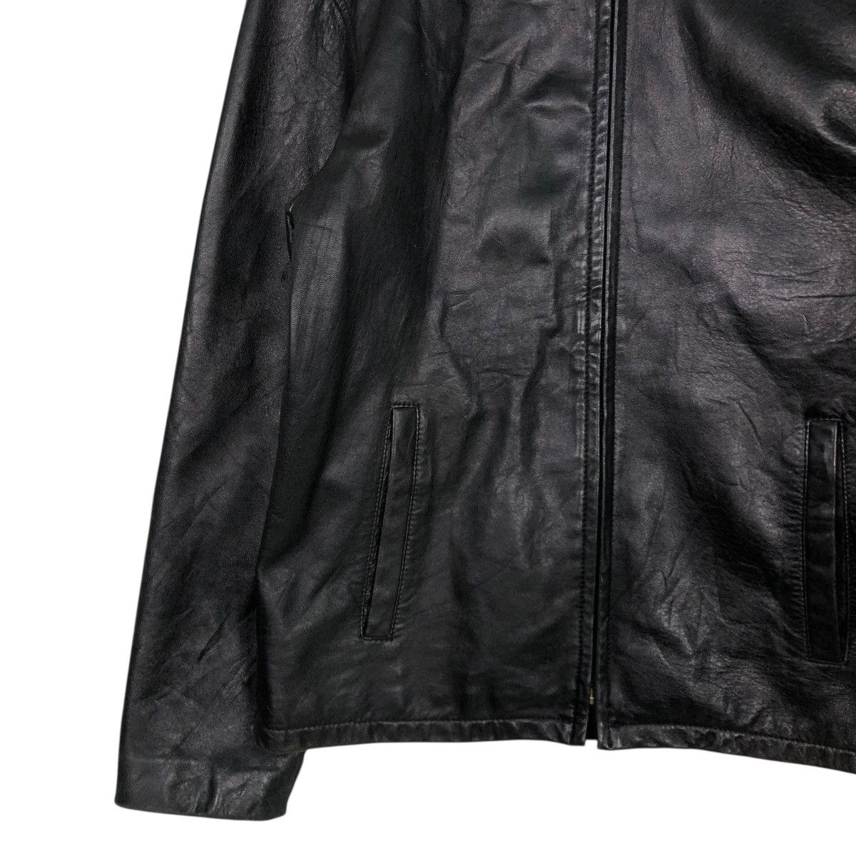 🔥VINTAGE SOFT LEATHER JACKET BANANA REPUBLIC ISSEY MIYAKE