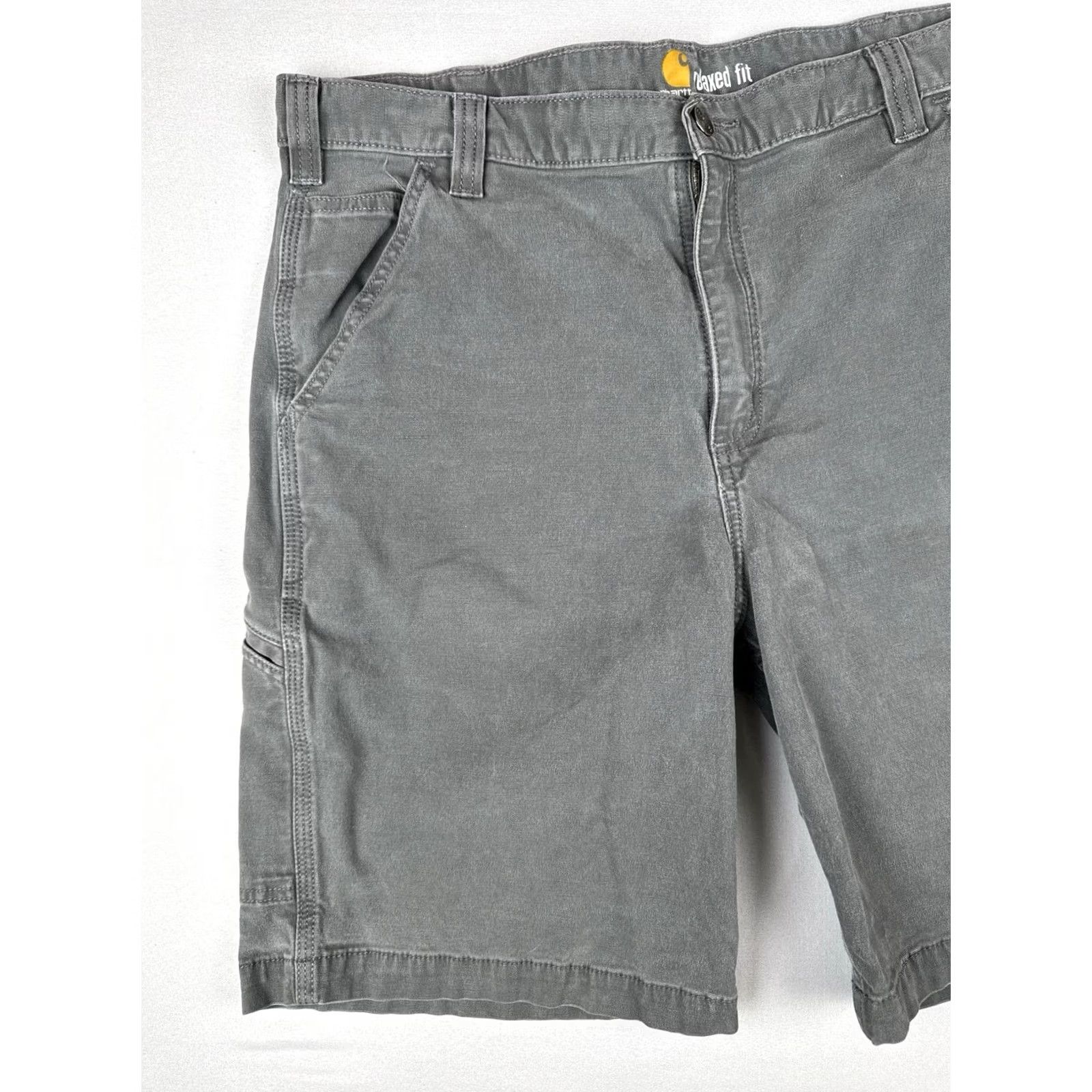 Carhartt Carhartt Cargo Shorts Mens 38 Gray Relaxed Fit Work Utility Casual Size US 38 / EU 54 - 2 Thumbnail