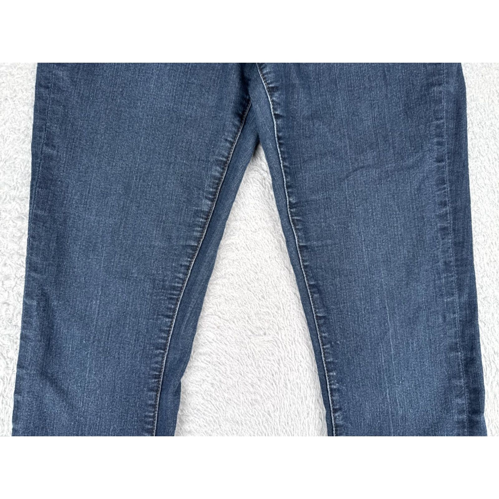 Paige VINTAGE Paige Women's Jeans Flared 29x29 Dark Blue Denim Cotton Stretch Fall Winter Womens Size 29" - 3 Thumbnail