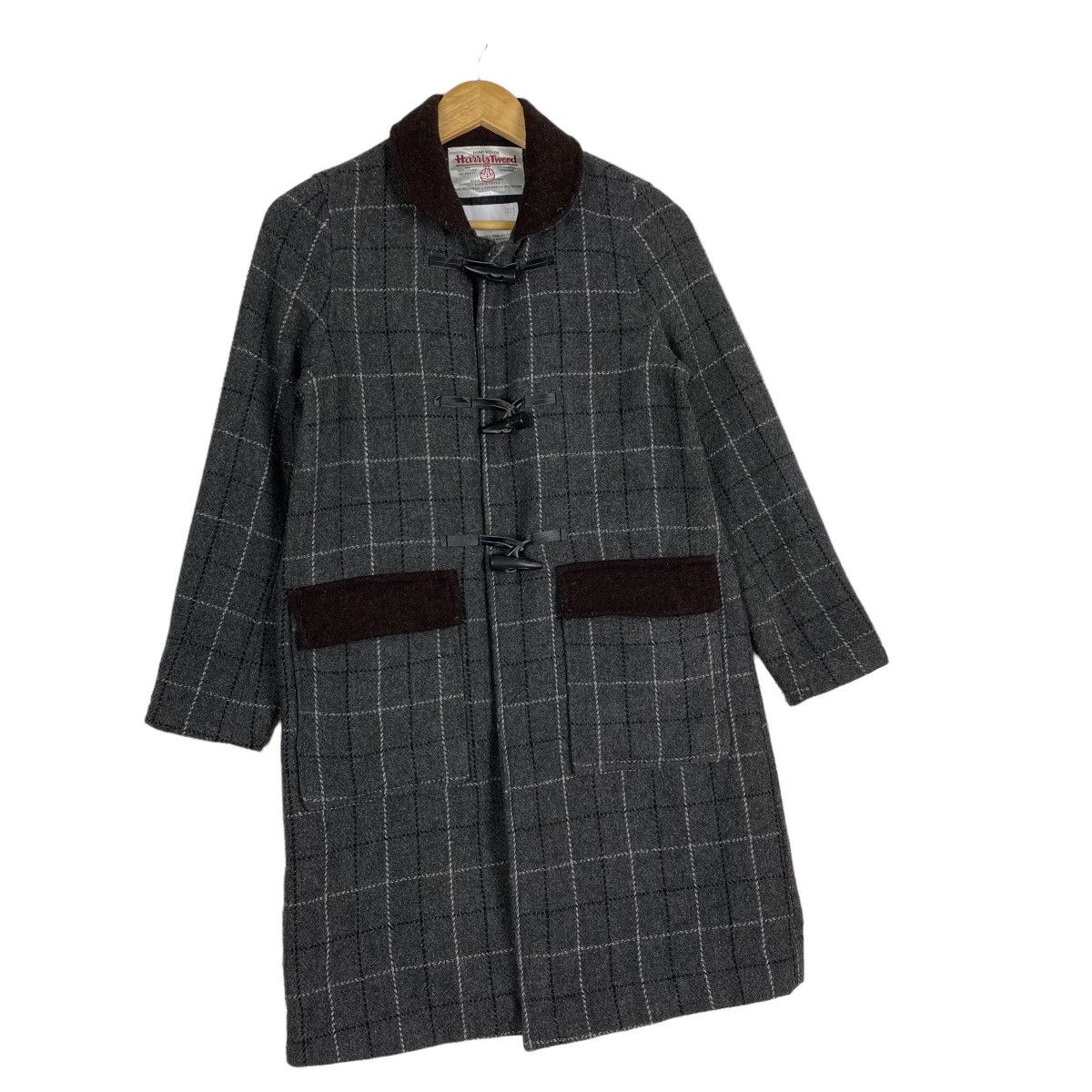 Harris Tweed Designer Hariss tweed Wool Long Coat Size US M / EU 48-50 / 2 - 3 Thumbnail