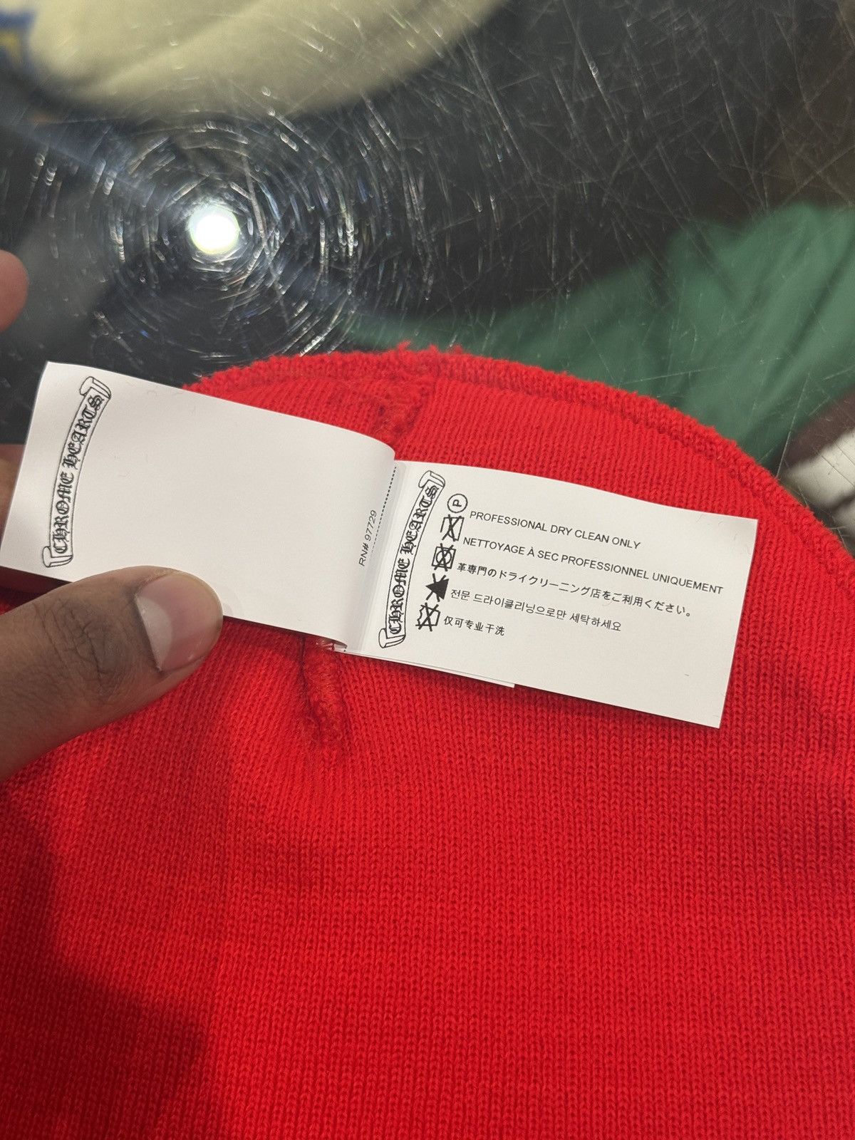 Chrome Hearts Chrome Hearts Embroidered Beanie Red Size ONE SIZE - 4 Thumbnail