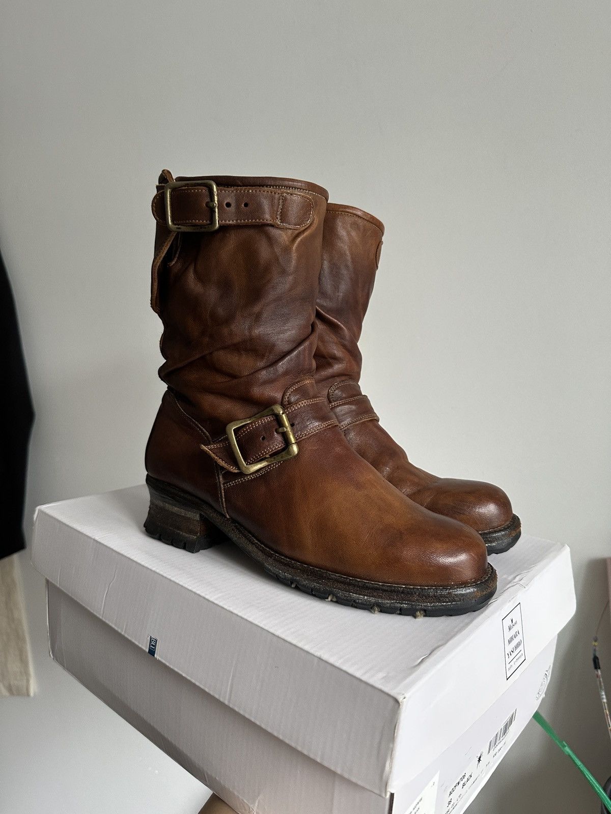 靴 maison mihara yasuhiro boots archive 00 Pre-owned] MIHARA YASUHIRO layered boots – Archive Factory