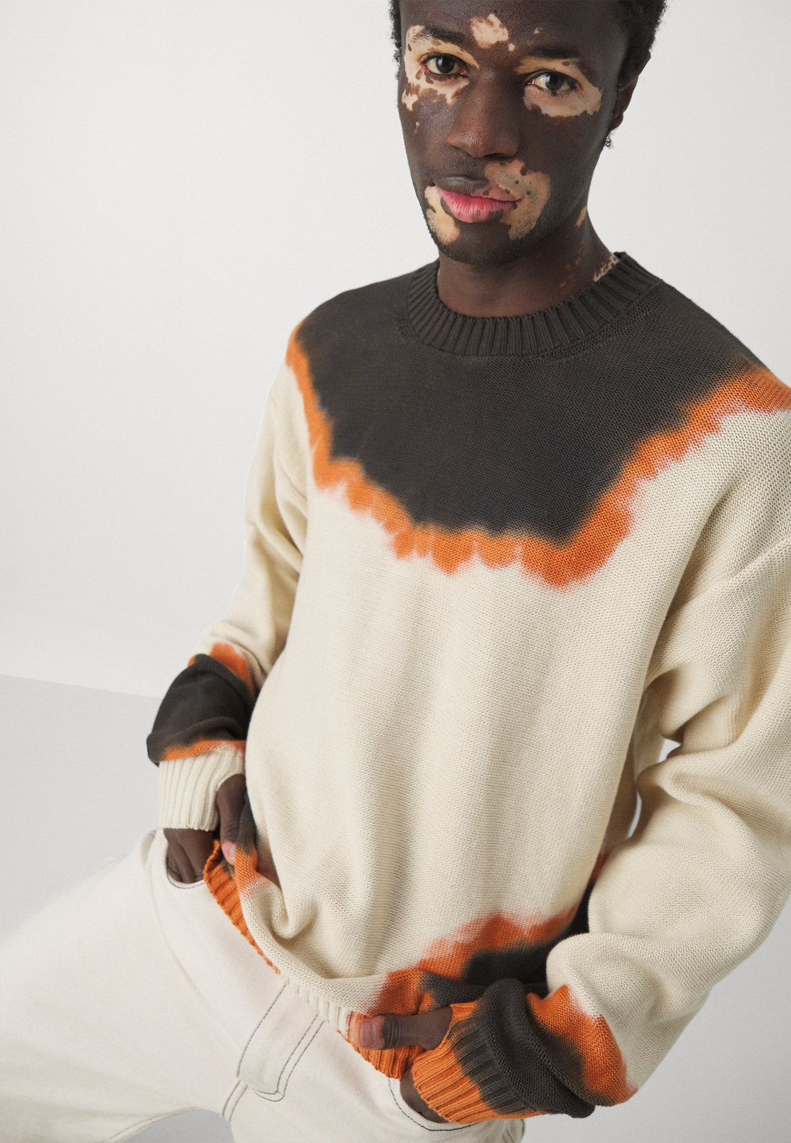 MSGM !DS! SS23 MSGM Abstract Print Knitted Jumper Size US XL / EU 56 / 4 - 5 Thumbnail