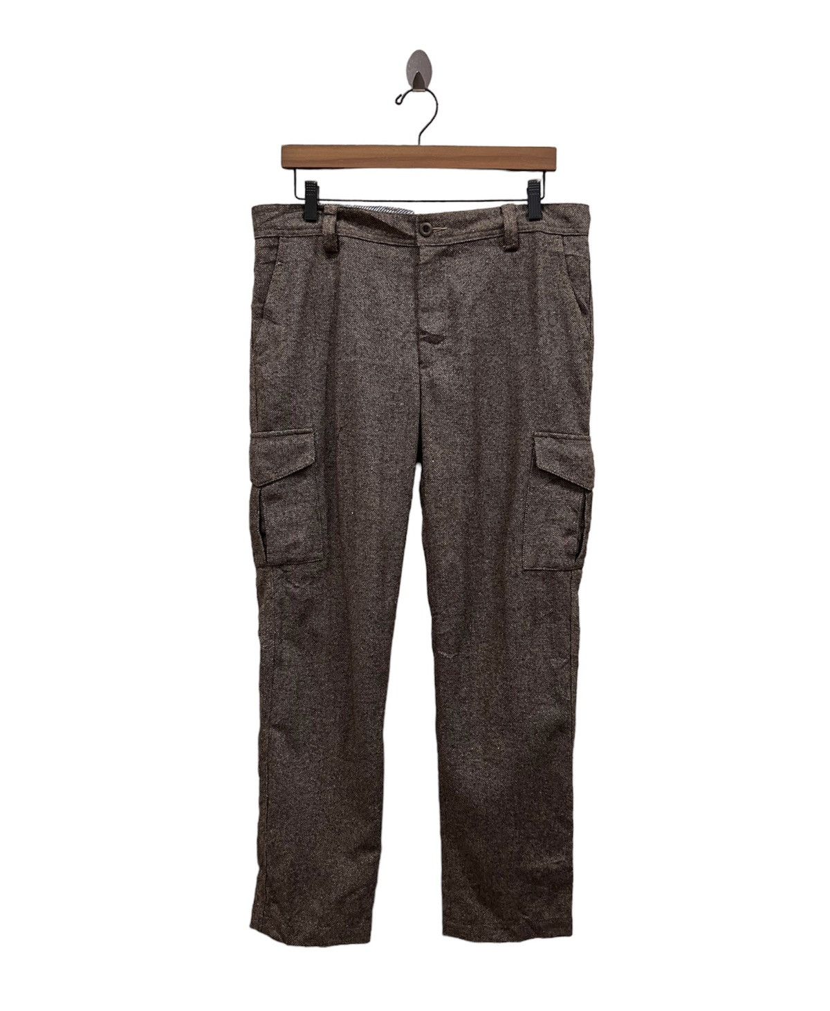 Global Work Japanese Brand Global Work Cargo Wool Pant Size US 35 - 1 Thumbnail
