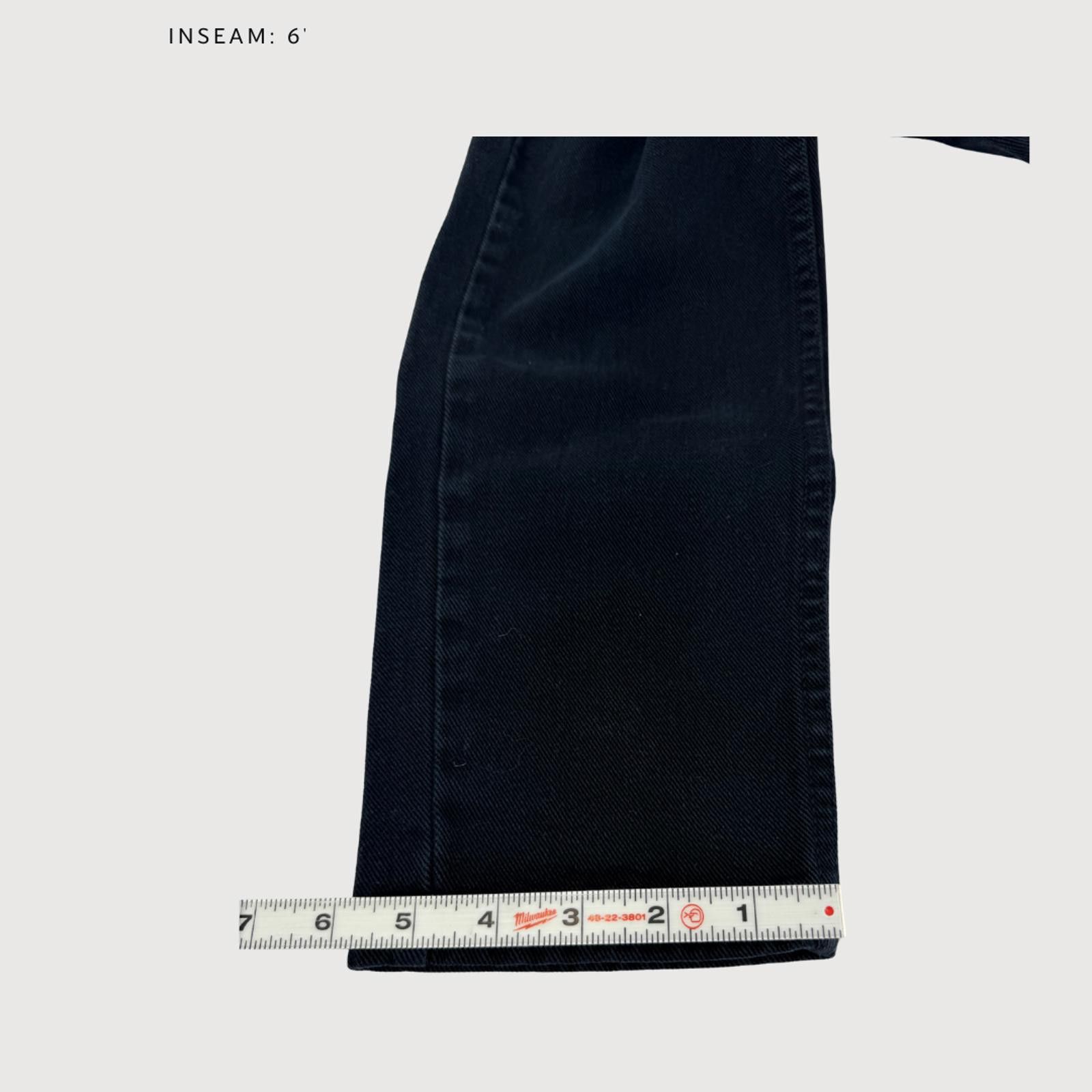 Frank & Oak Frank & Oak High Rise Slim Straight Jeans Black 28 Size 28" / US 6 / IT 42 - 9 Thumbnail