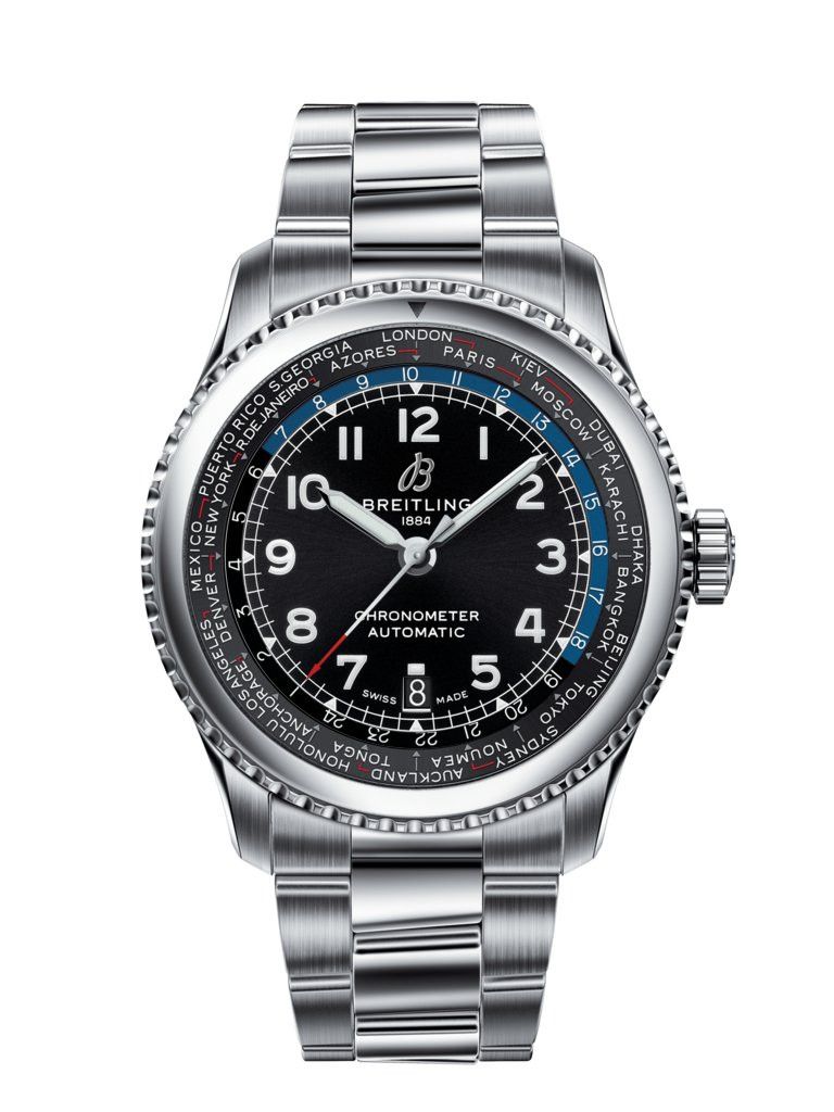 Breitling o1mt1gz0125 Size: OS / Aviator 8 B35 Watch in Black & Silver Size ONE SIZE - 1 Thumbnail