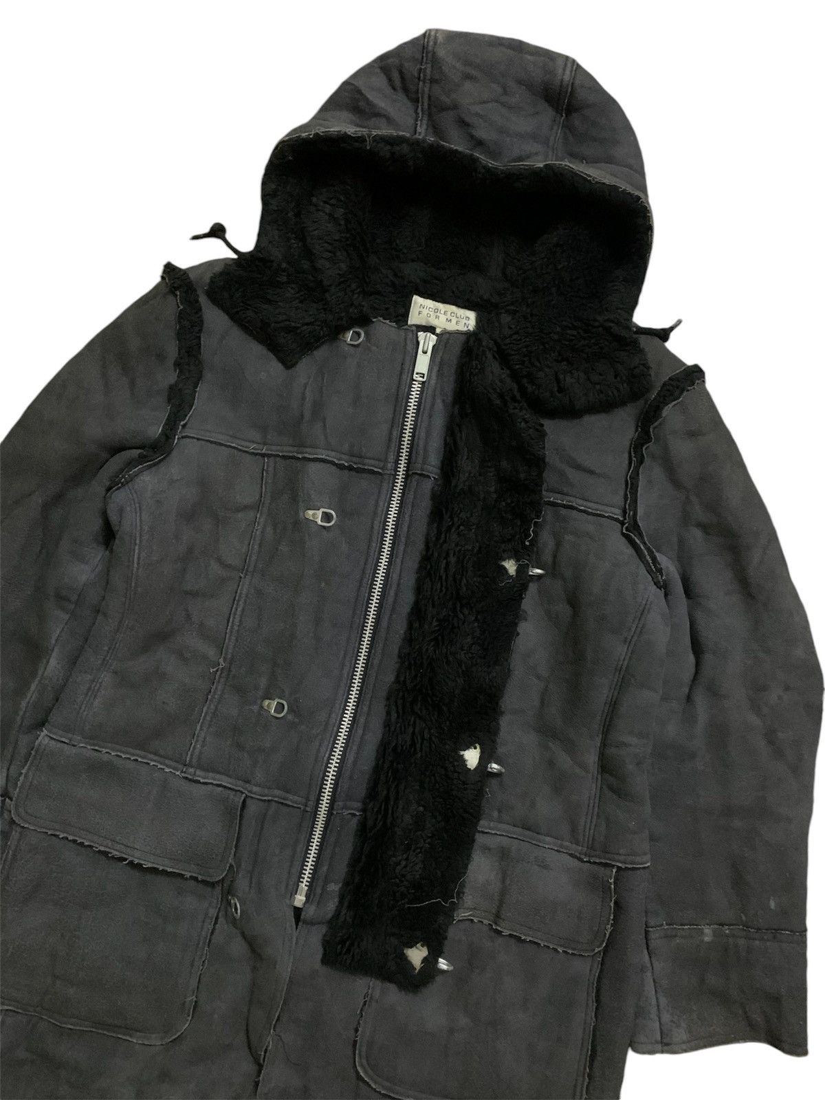 Vintage 💥Vintage Nicole Club For man Fur Hoodie Jacket Size US L / EU 52-54 / 3 - 4 Thumbnail