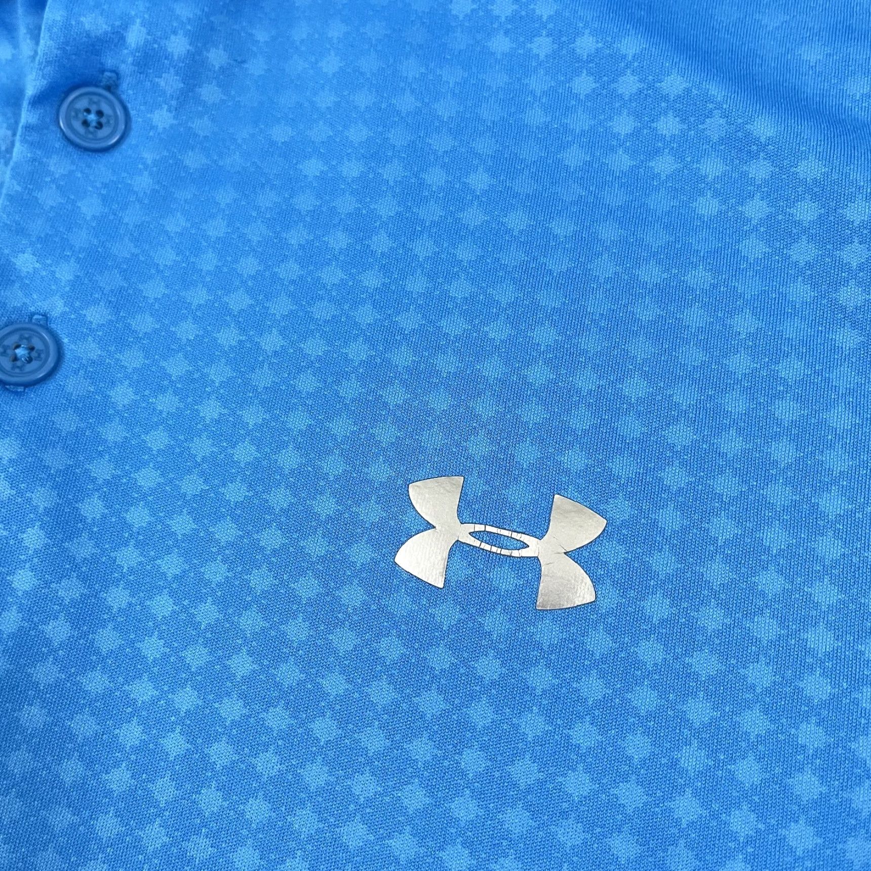 Under Armour Under Armour Polo Shirt Mens Large Blue Golf Coldblack HeatGear S/S Polo Shirt Regular Blue Size US L / EU 52-54 / 3 - 2 Thumbnail