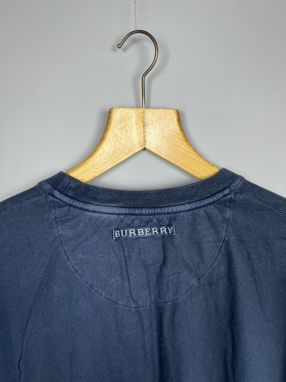 Burberry (XL-XXL) Vintage Burberry Longsleeve Polo Size US XXL / EU 58 / 5 - 6 Thumbnail