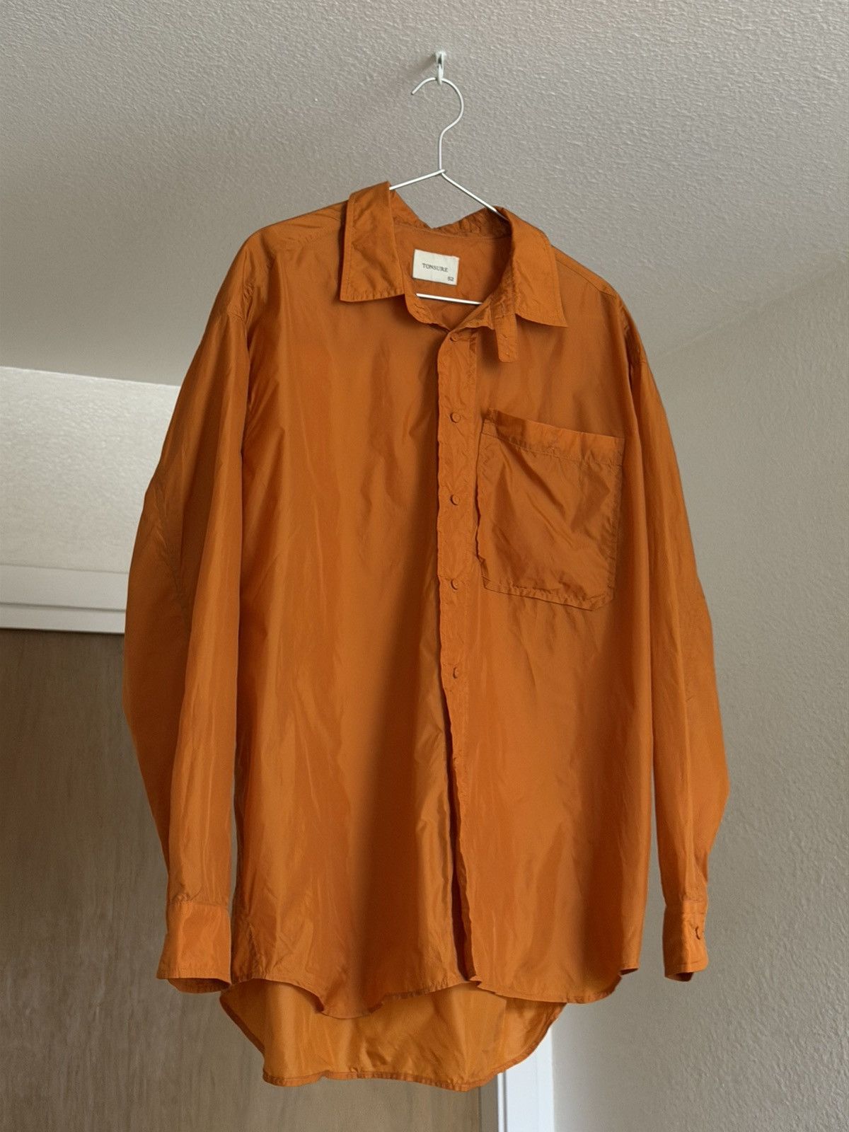 Tonsure Tonsure Oversized Nylon Shirt Orange Size US L / EU 52-54 / 3 - 1 Thumbnail